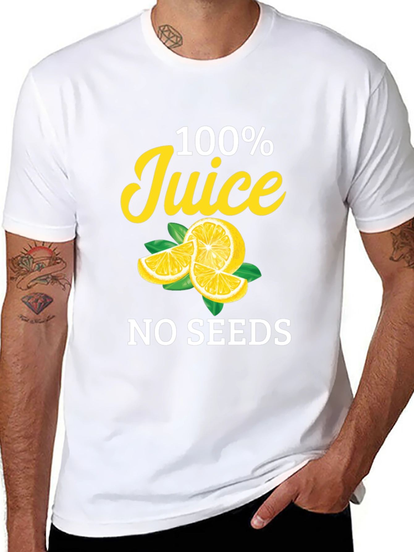 100% Juice No Seeds Graphic Tee