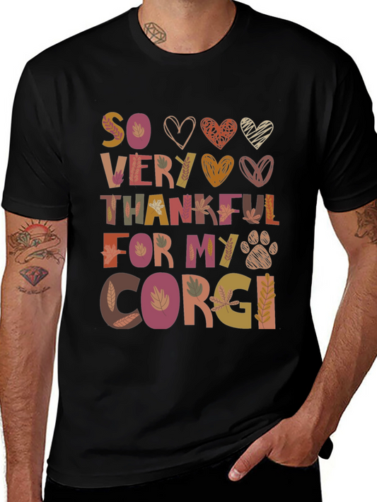 So Very Thankful Corgi T-Shirt