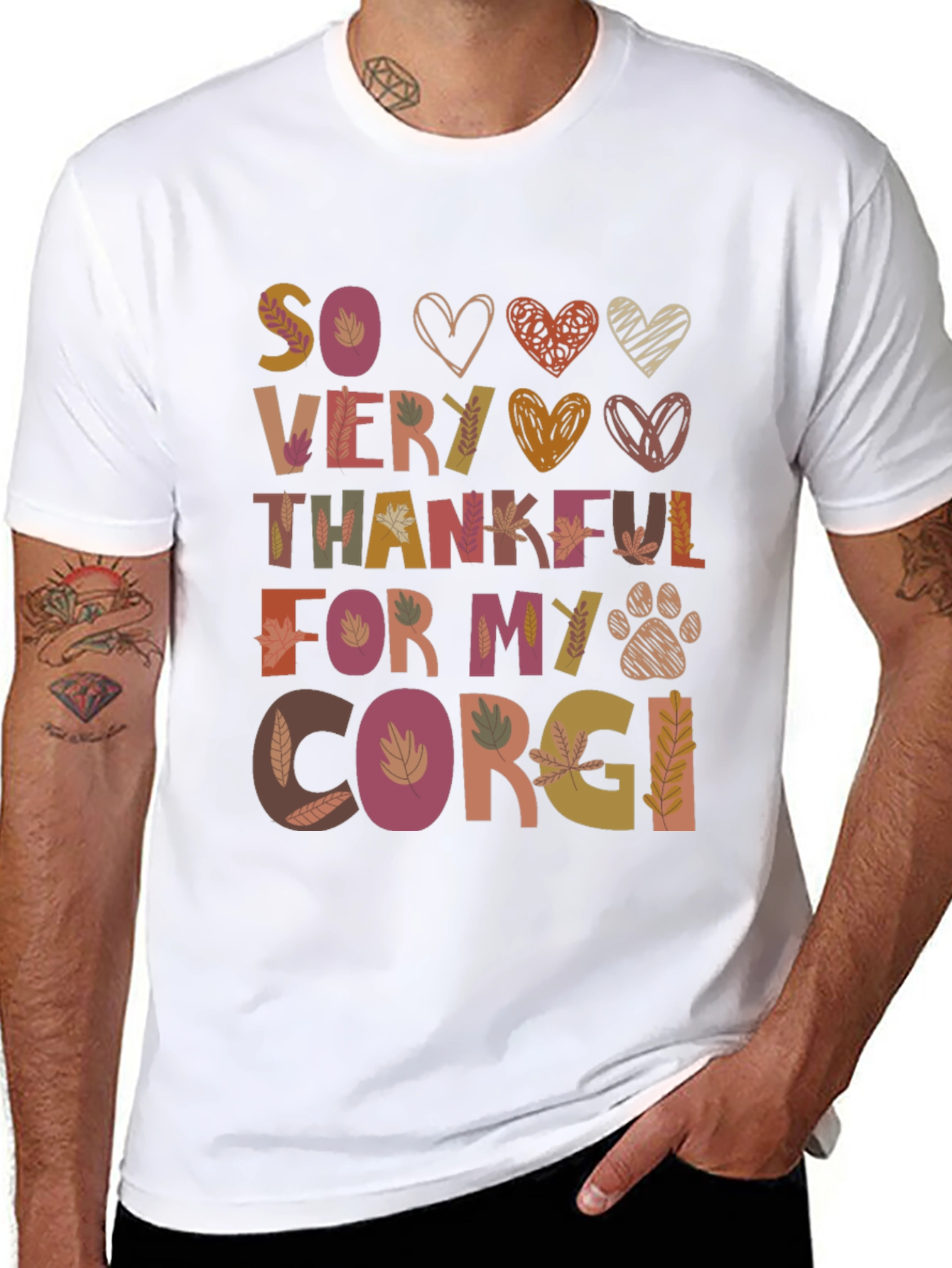So Very Thankful Corgi T-Shirt
