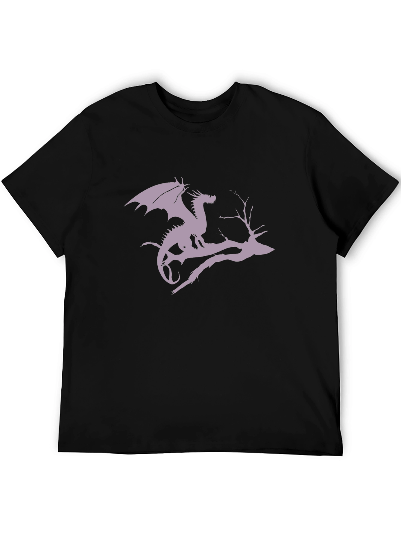Dragon on Branch Graphic T-Shirt