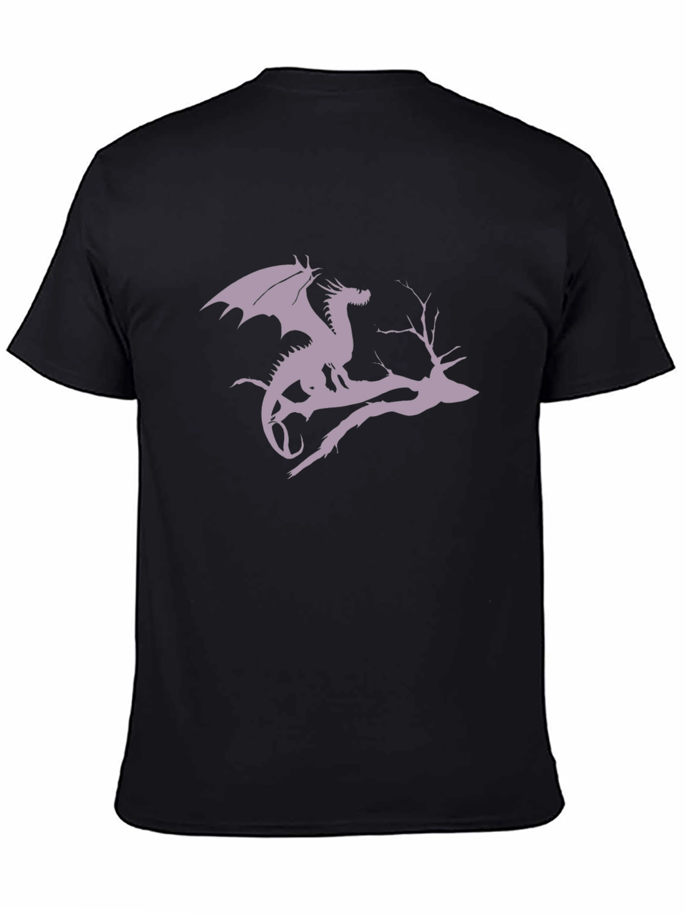 Dragon on Branch Graphic T-Shirt