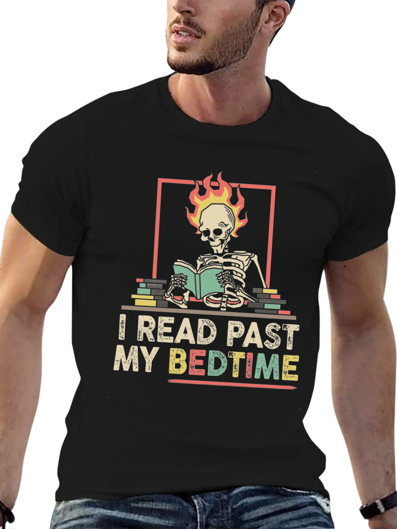 I Read Past My Bedtime Graphic T-Shirt