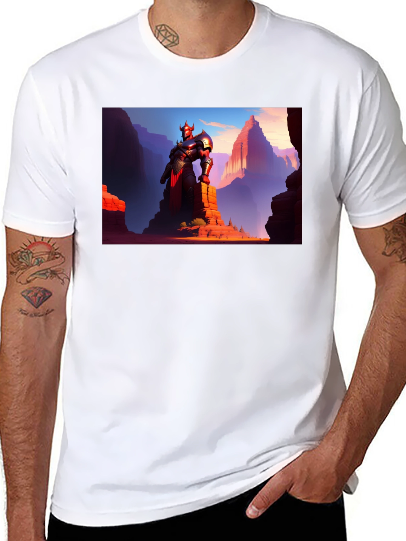 Epic Knight T-Shirt - Fantasy Warrior Tee