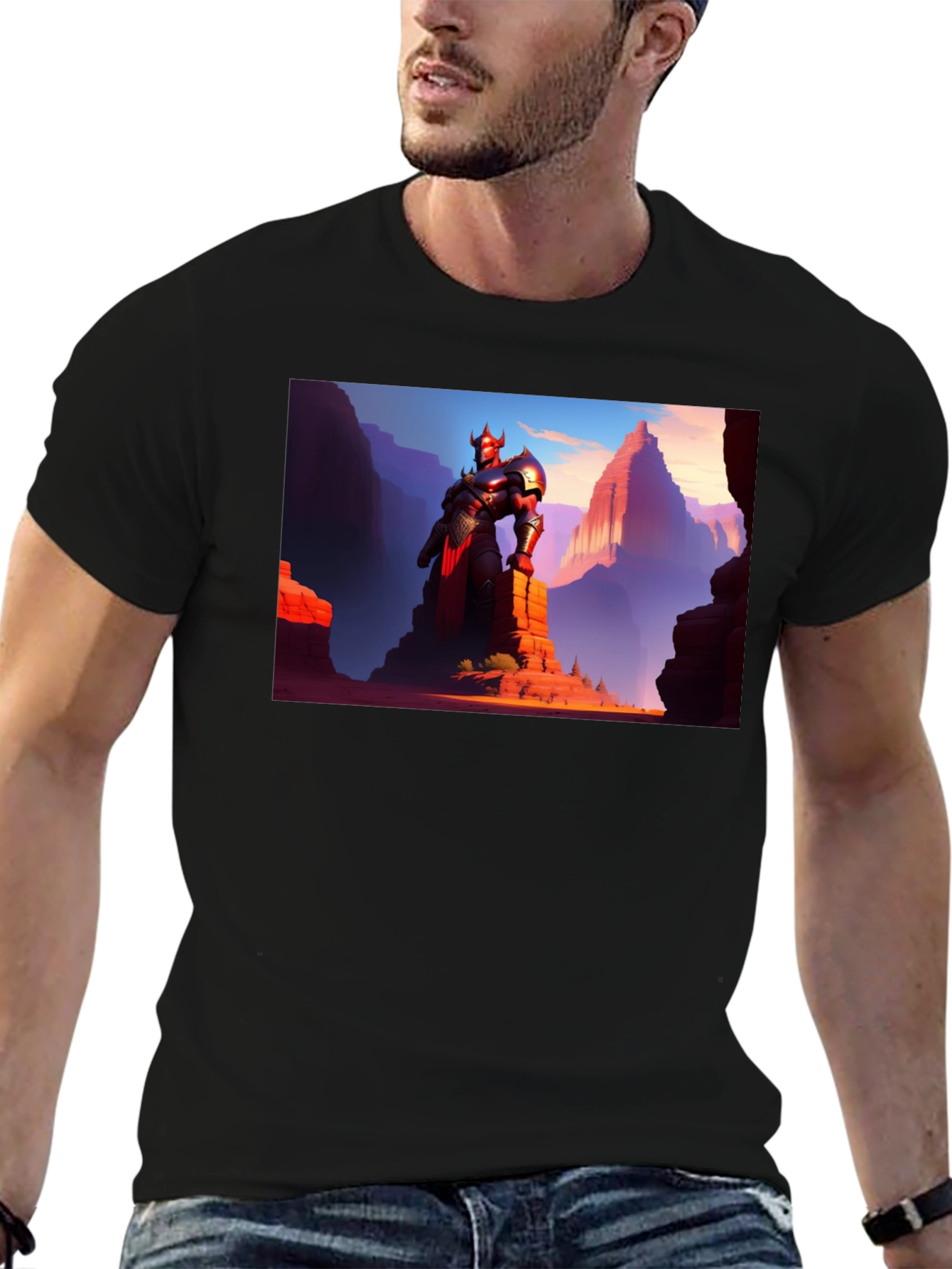 Epic Knight T-Shirt - Fantasy Warrior Tee