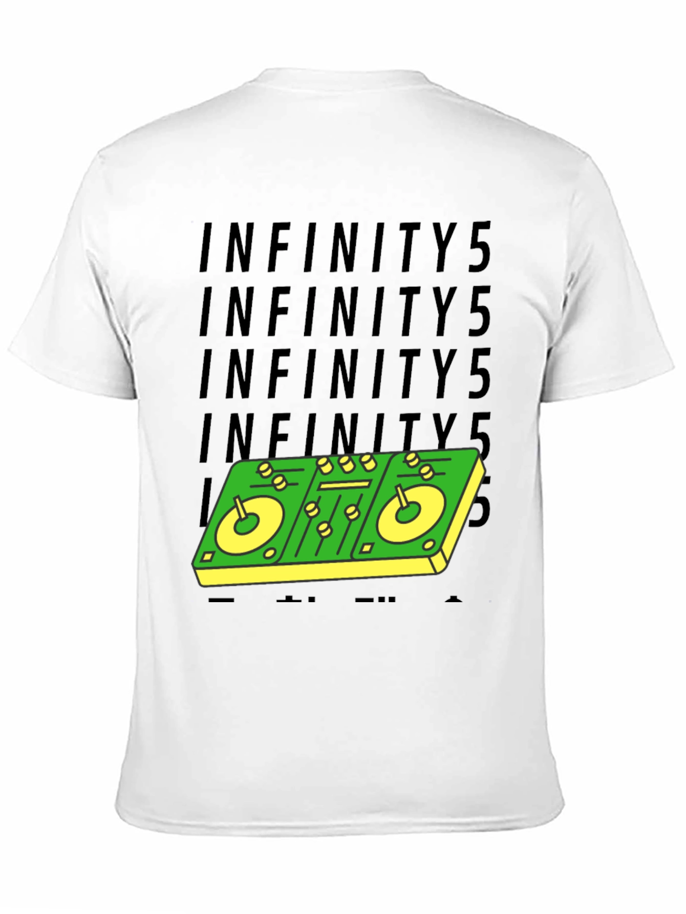 DJ Mixer Graphic Tee - Infinity5 Design