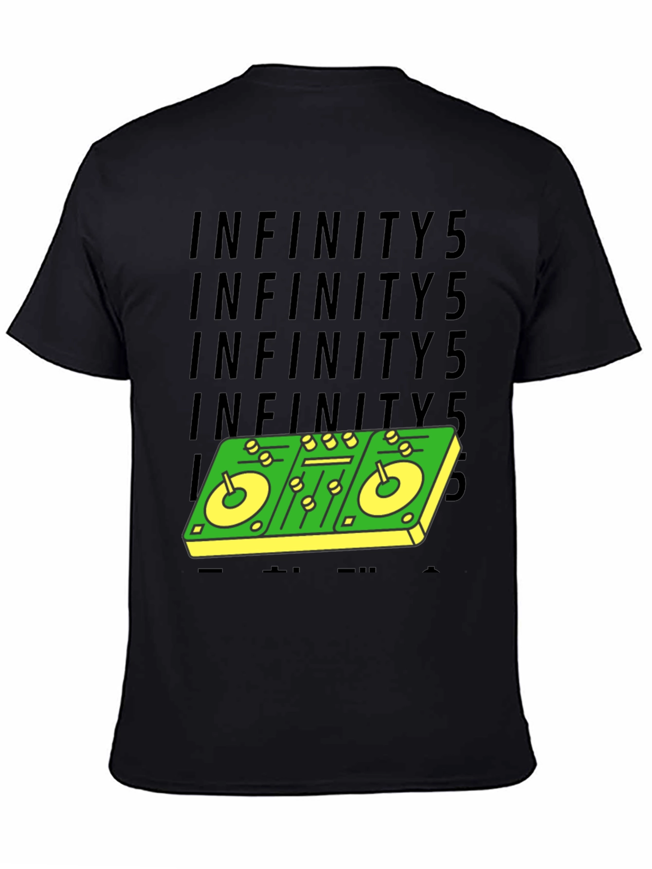 DJ Mixer Graphic Tee - Infinity5 Design