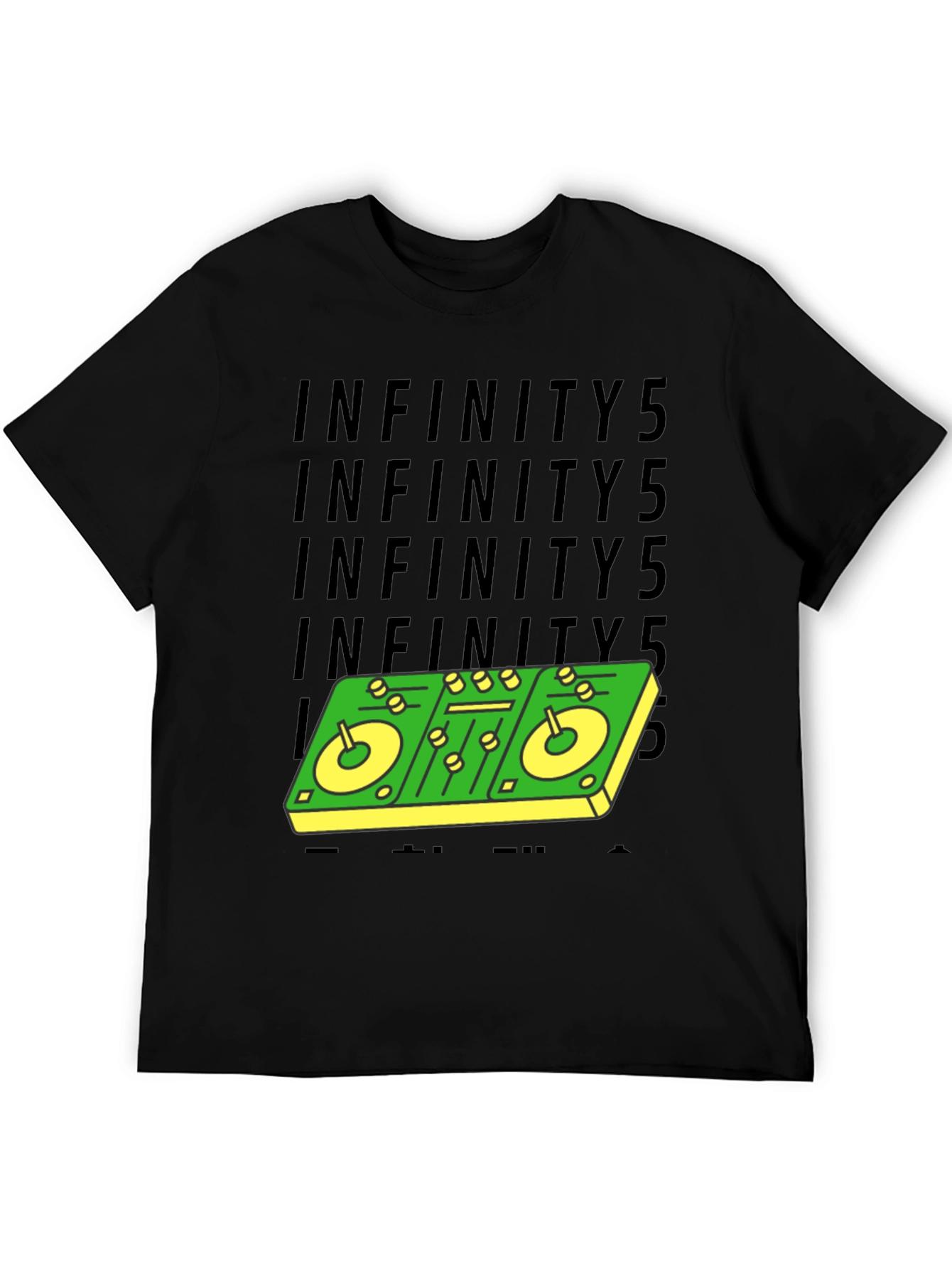 DJ Mixer Graphic Tee - Infinity5 Design