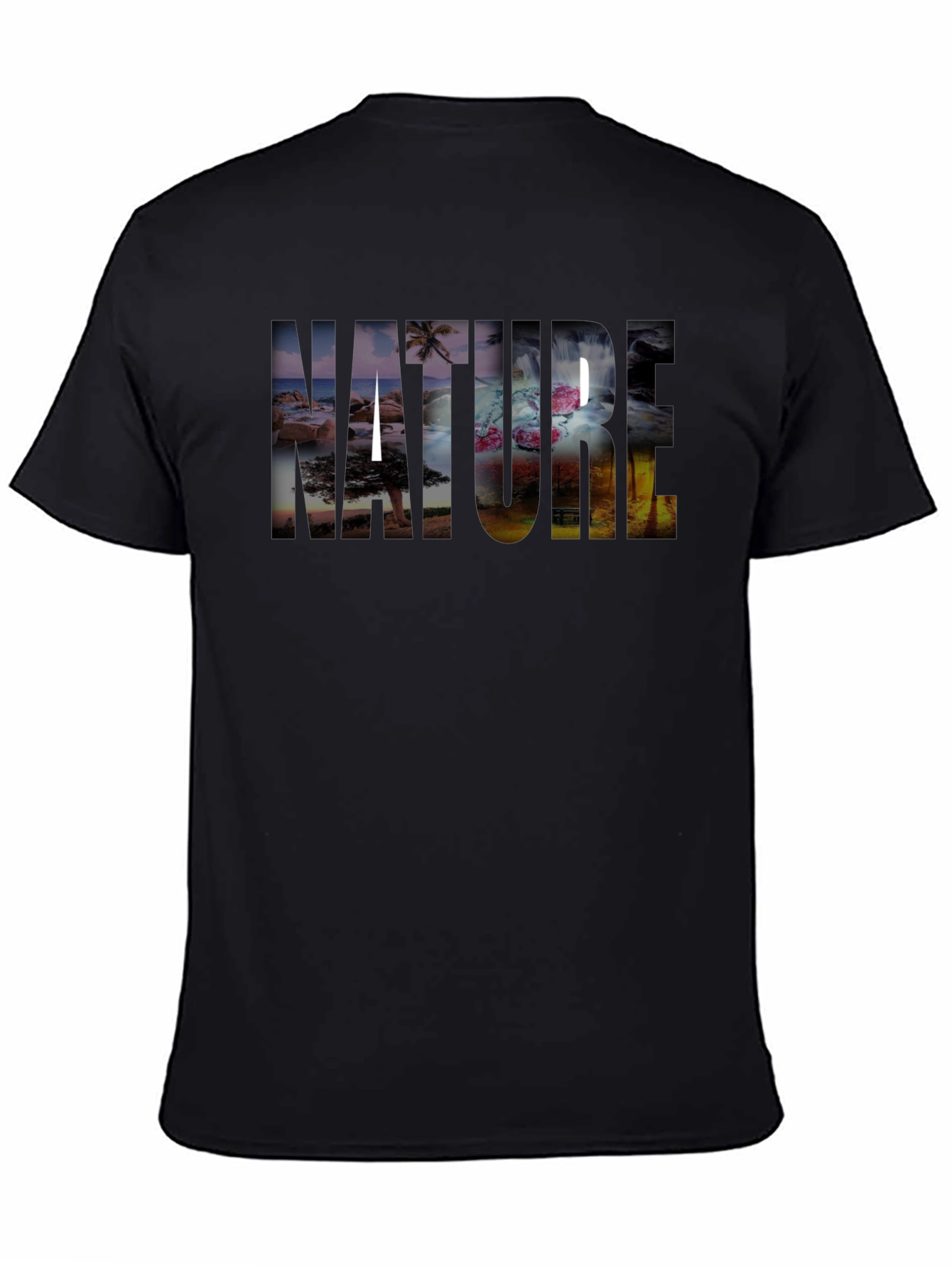 Nature T-Shirt - Black Graphic Tee
