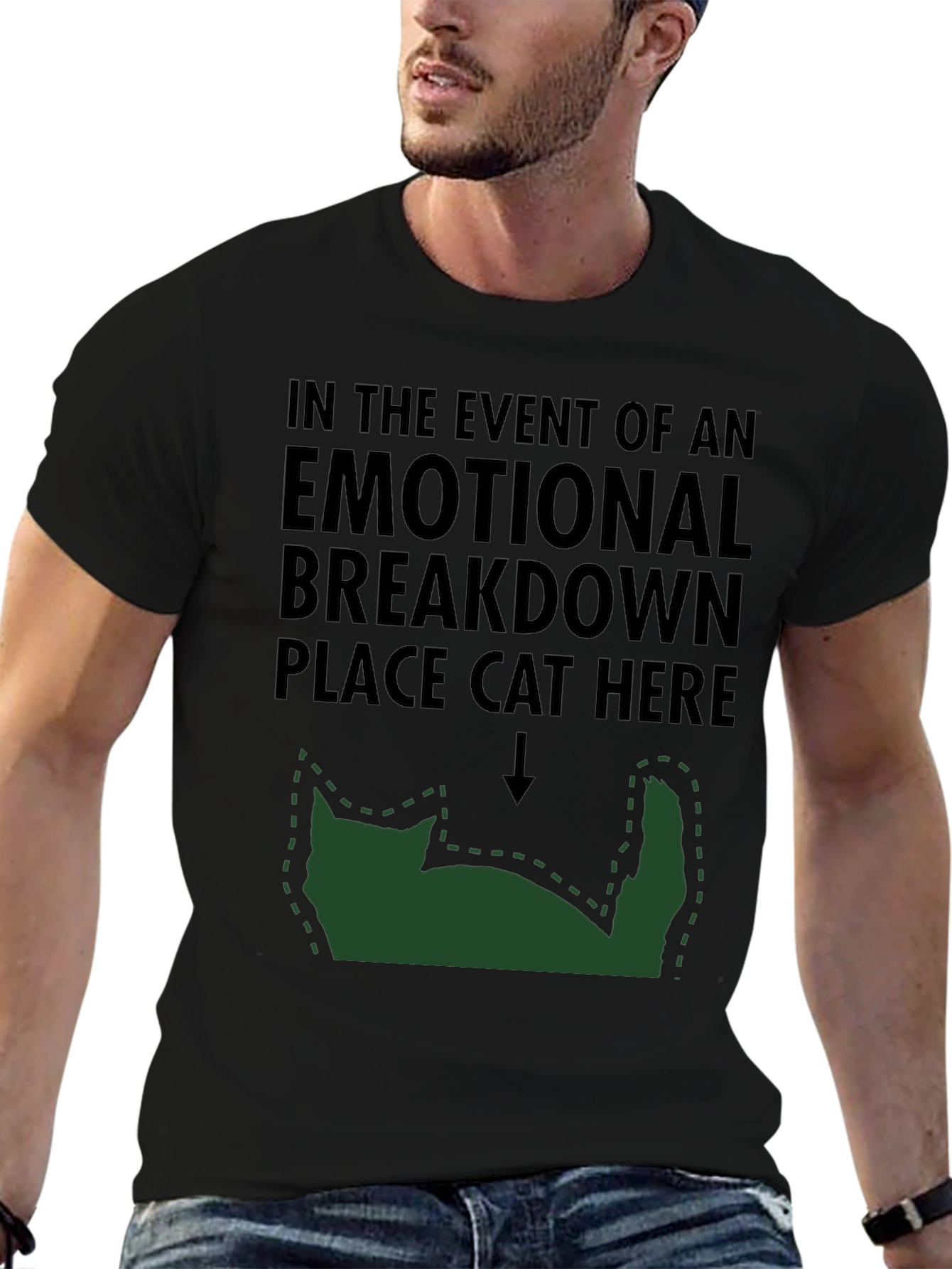 Emotional Breakdown Cat T-Shirt