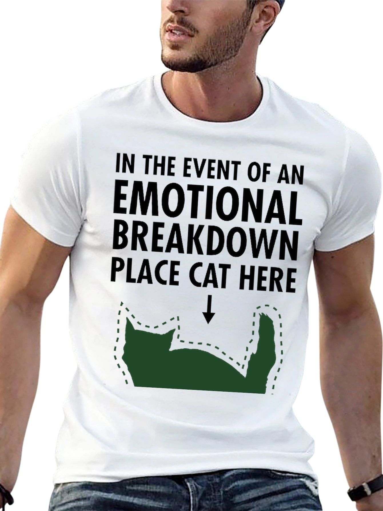 Emotional Breakdown Cat T-Shirt