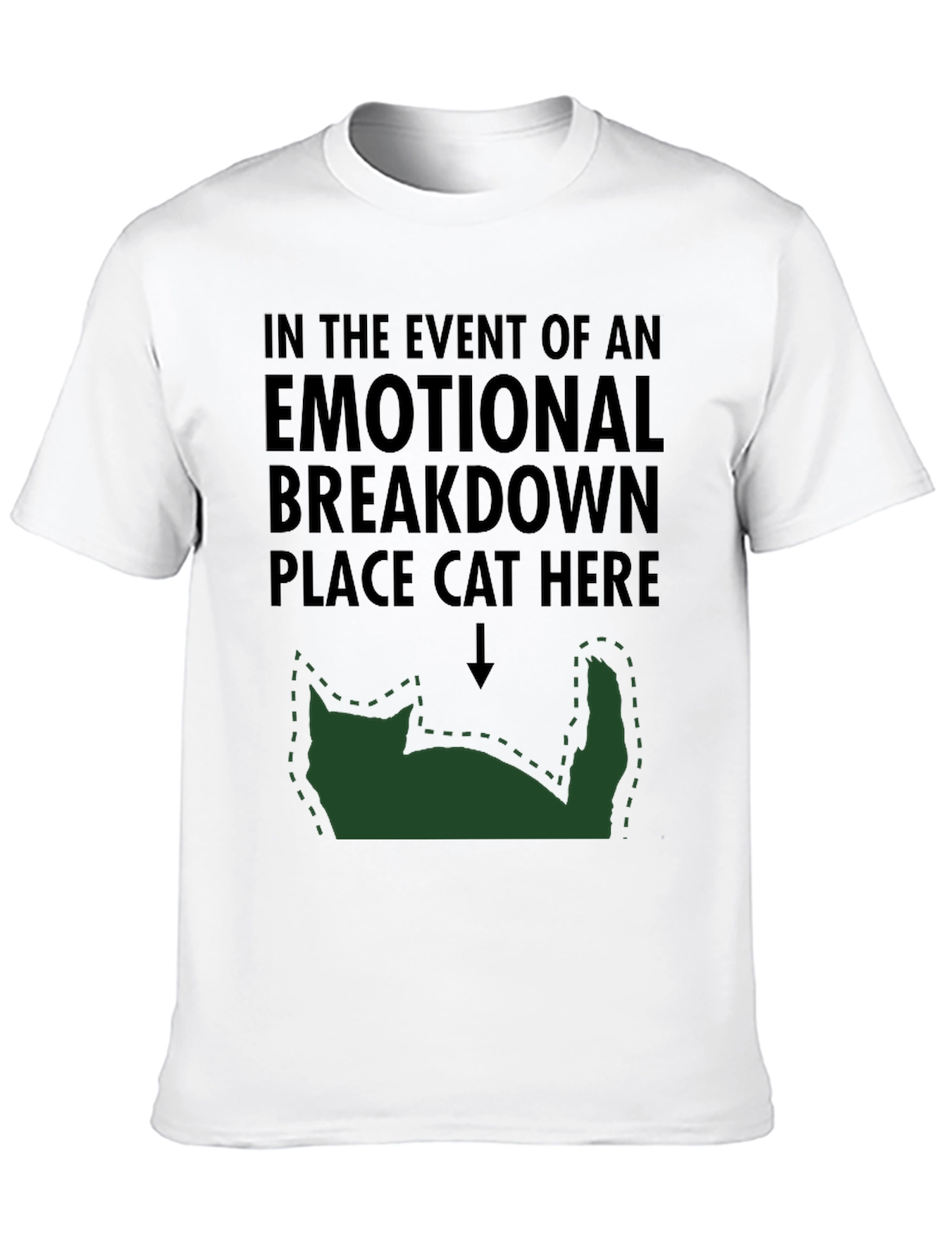 Emotional Breakdown Cat T-Shirt