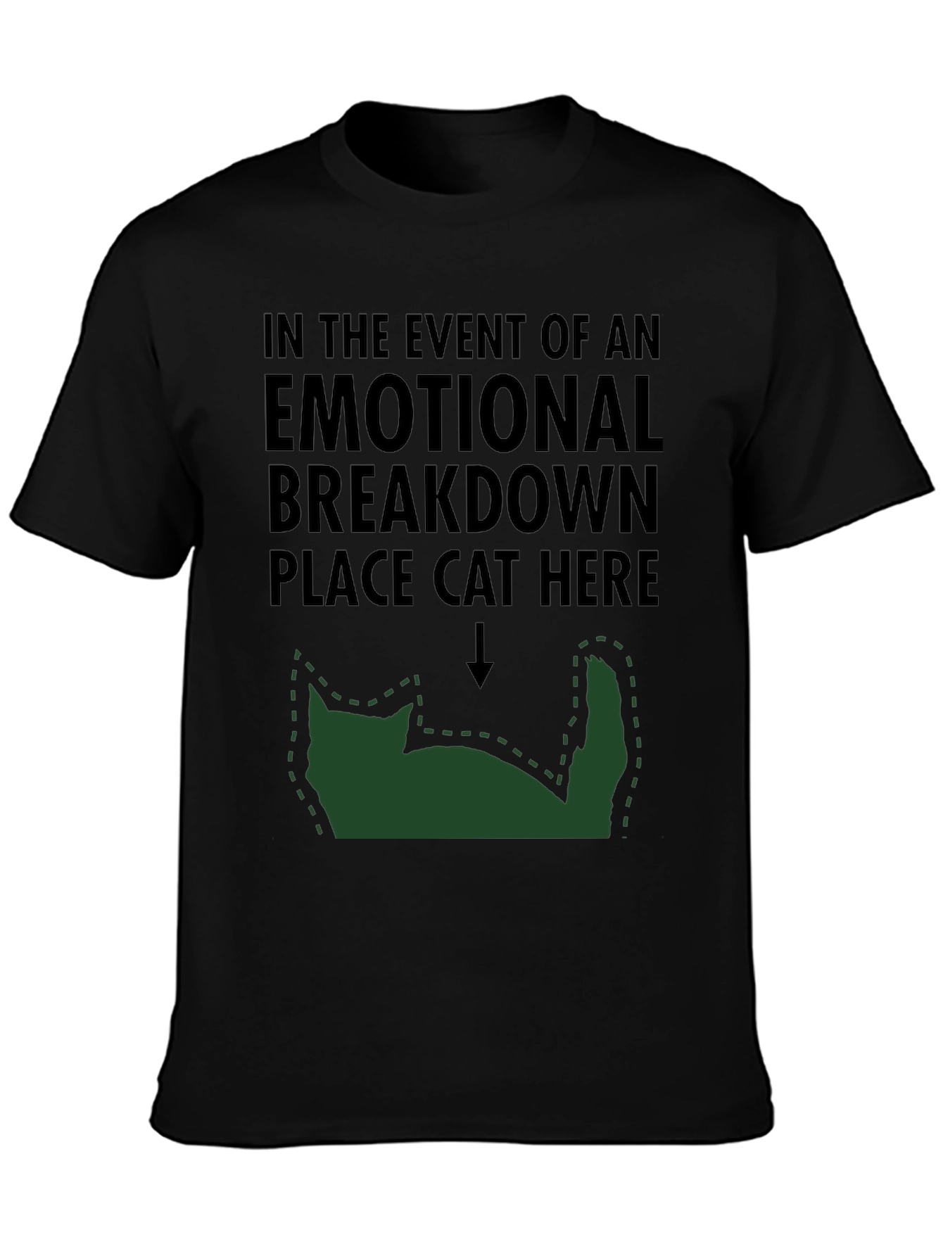 Emotional Breakdown Cat T-Shirt