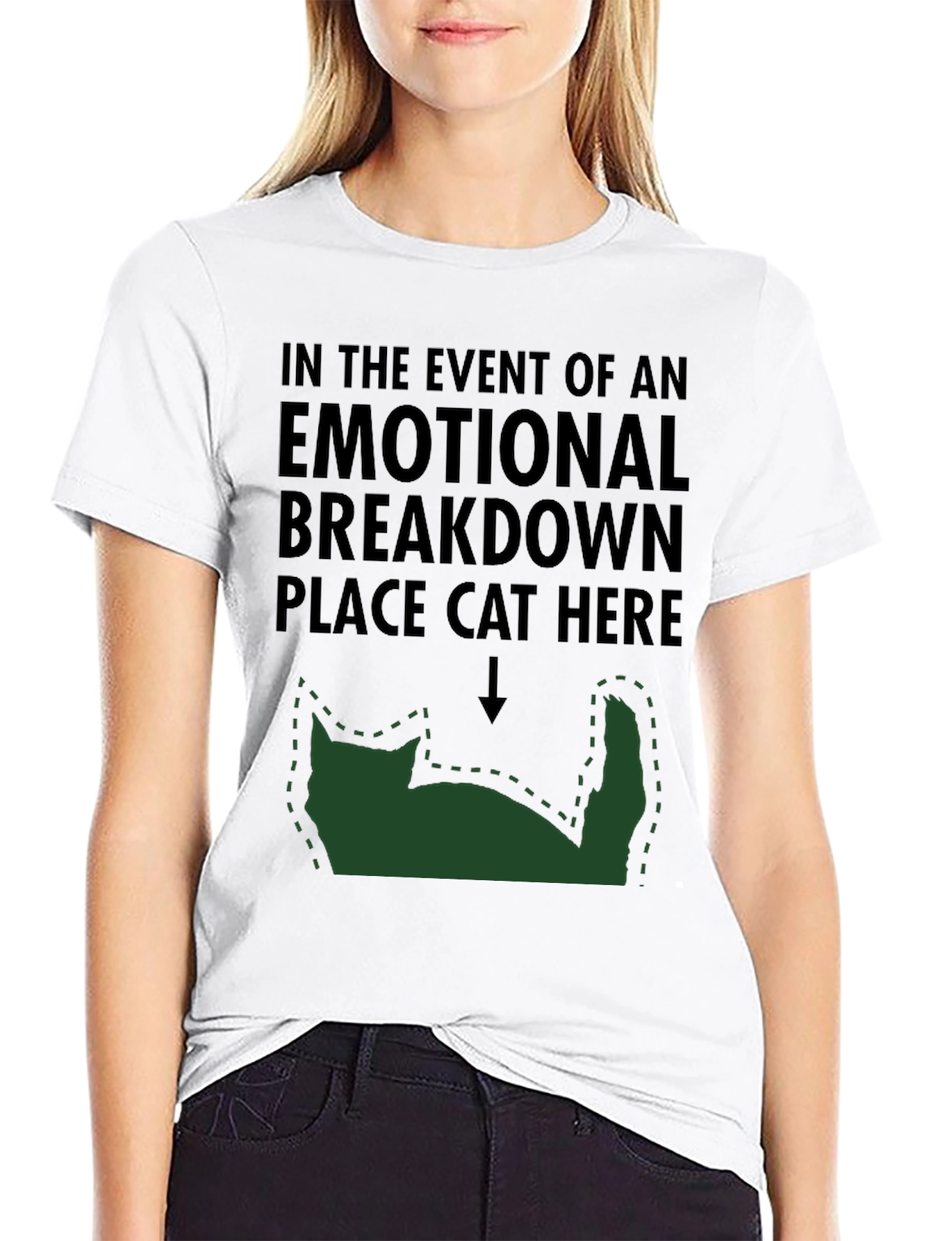 Emotional Breakdown Cat T-Shirt