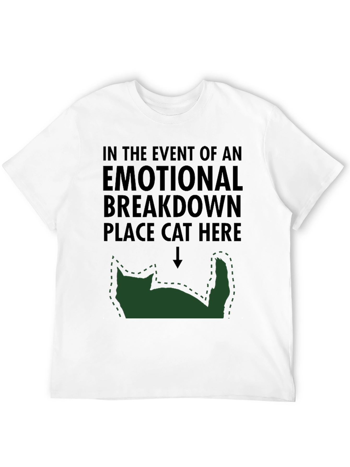 Emotional Breakdown Cat T-Shirt