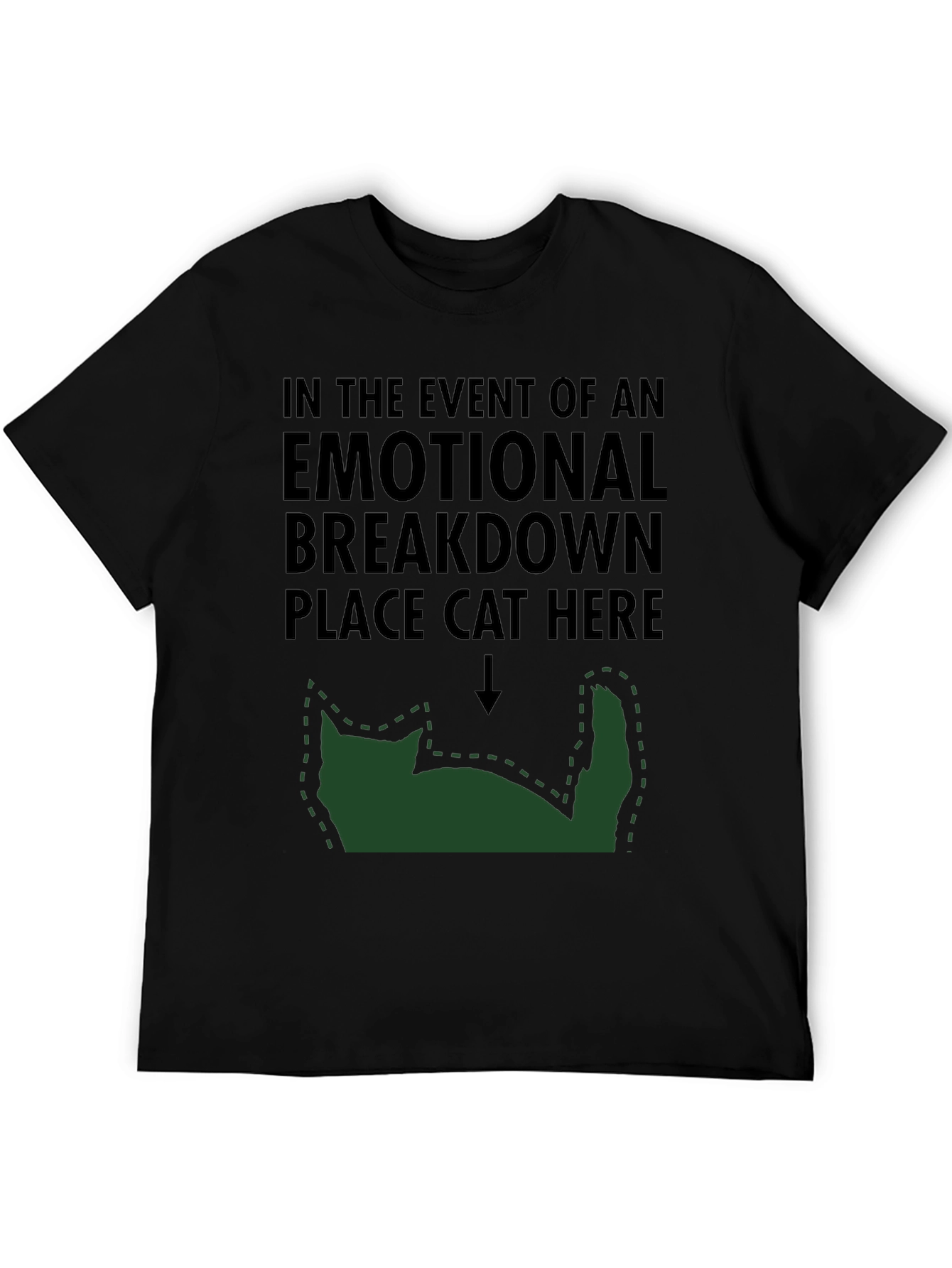 Emotional Breakdown Cat T-Shirt