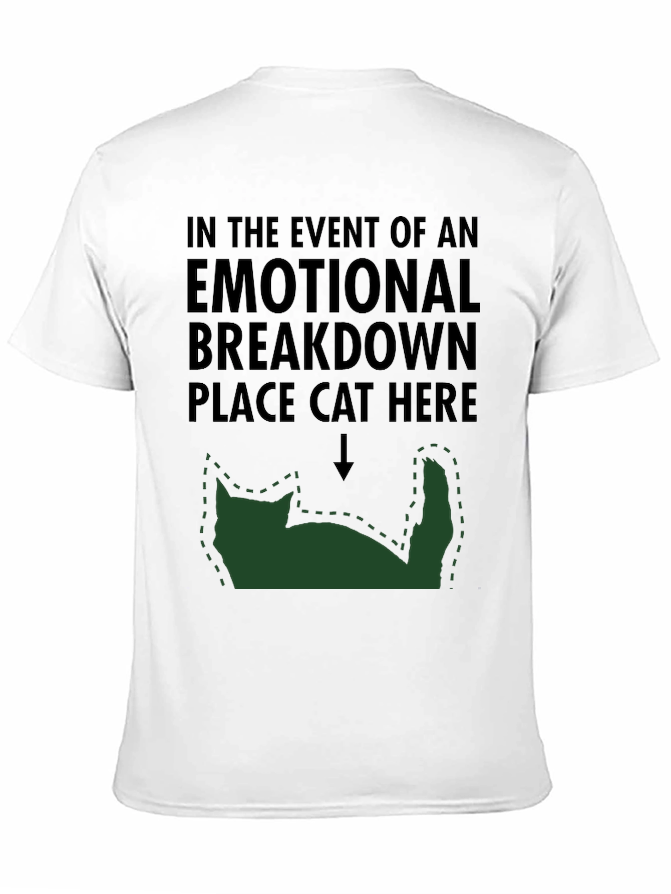 Emotional Breakdown Cat T-Shirt