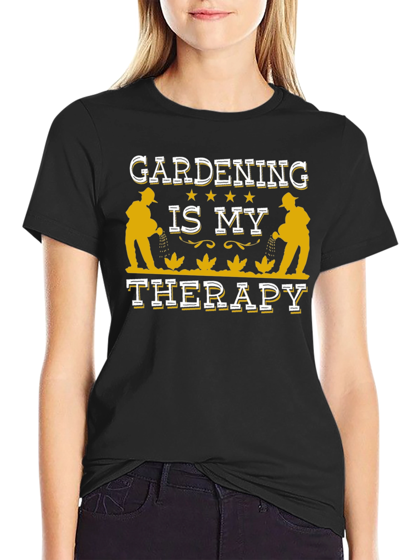 Gardening is My Therapy Graphic Tee