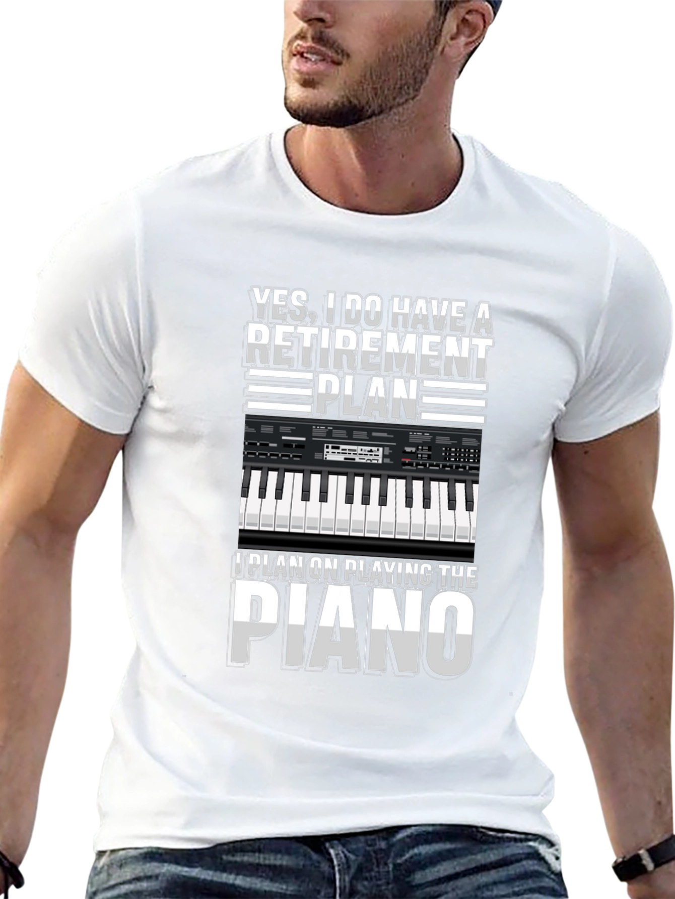 Retirement Plan Piano T-Shirt