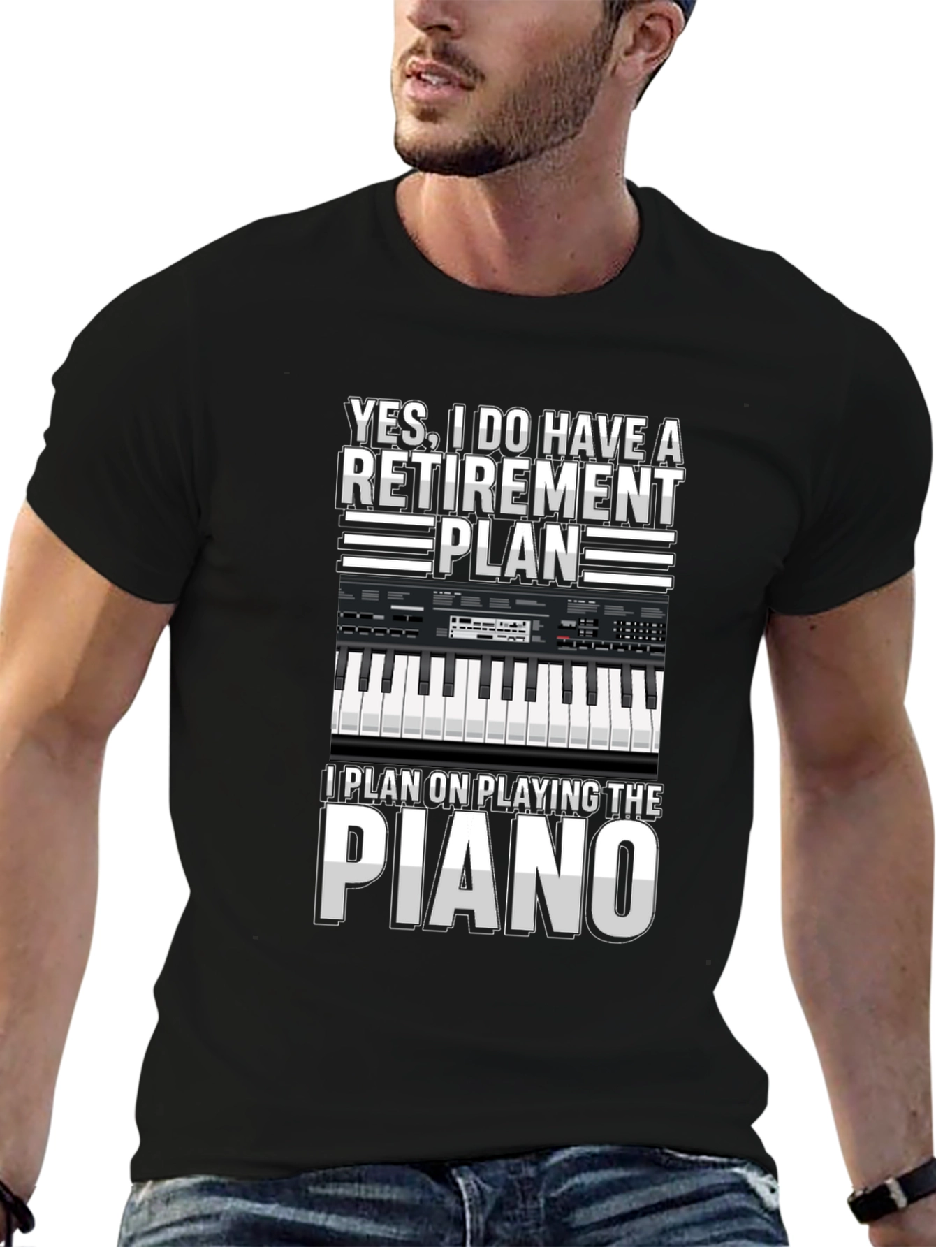 Retirement Plan Piano T-Shirt