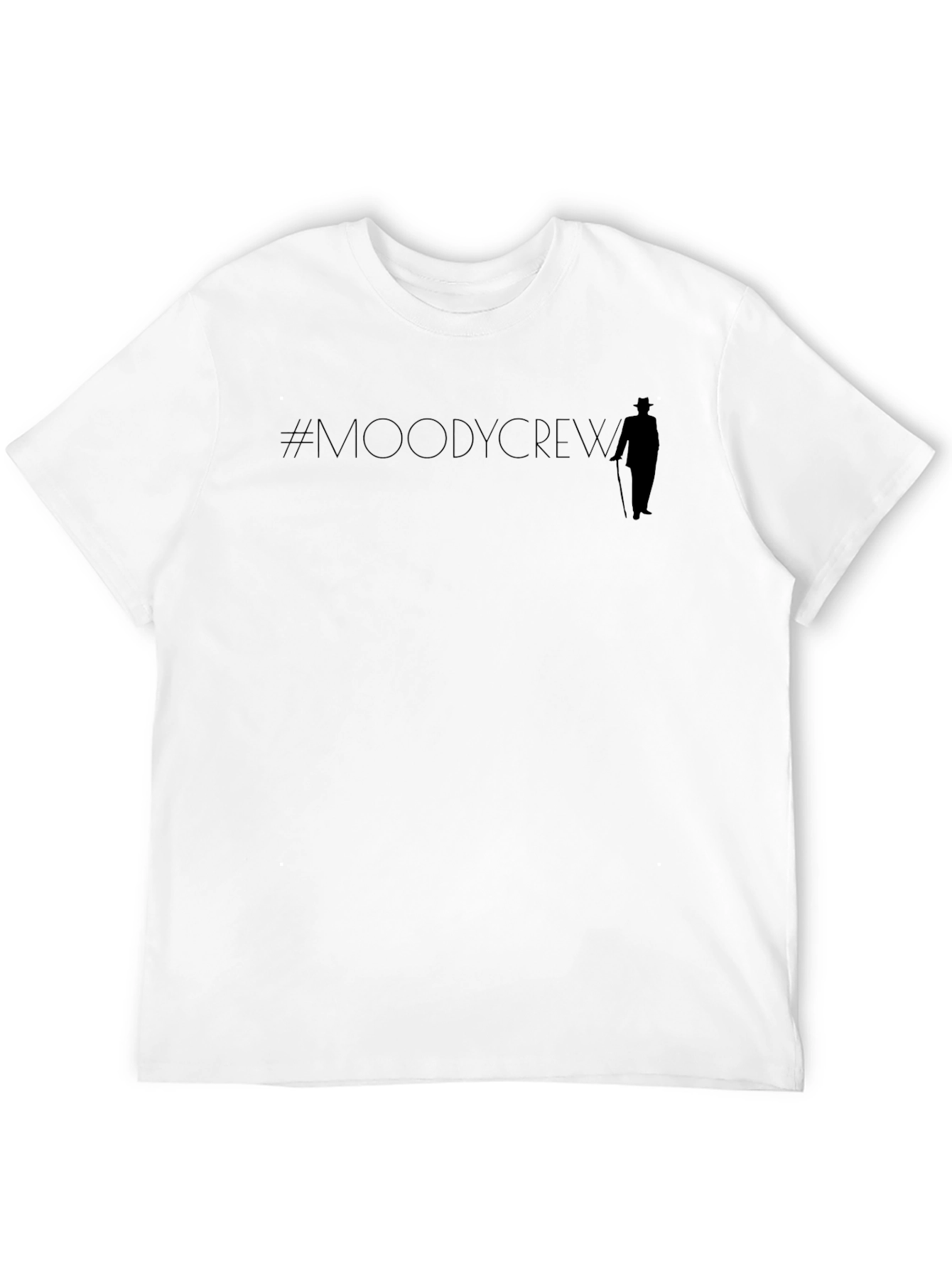 Moody Crew T-Shirt - Stylish Black Tee