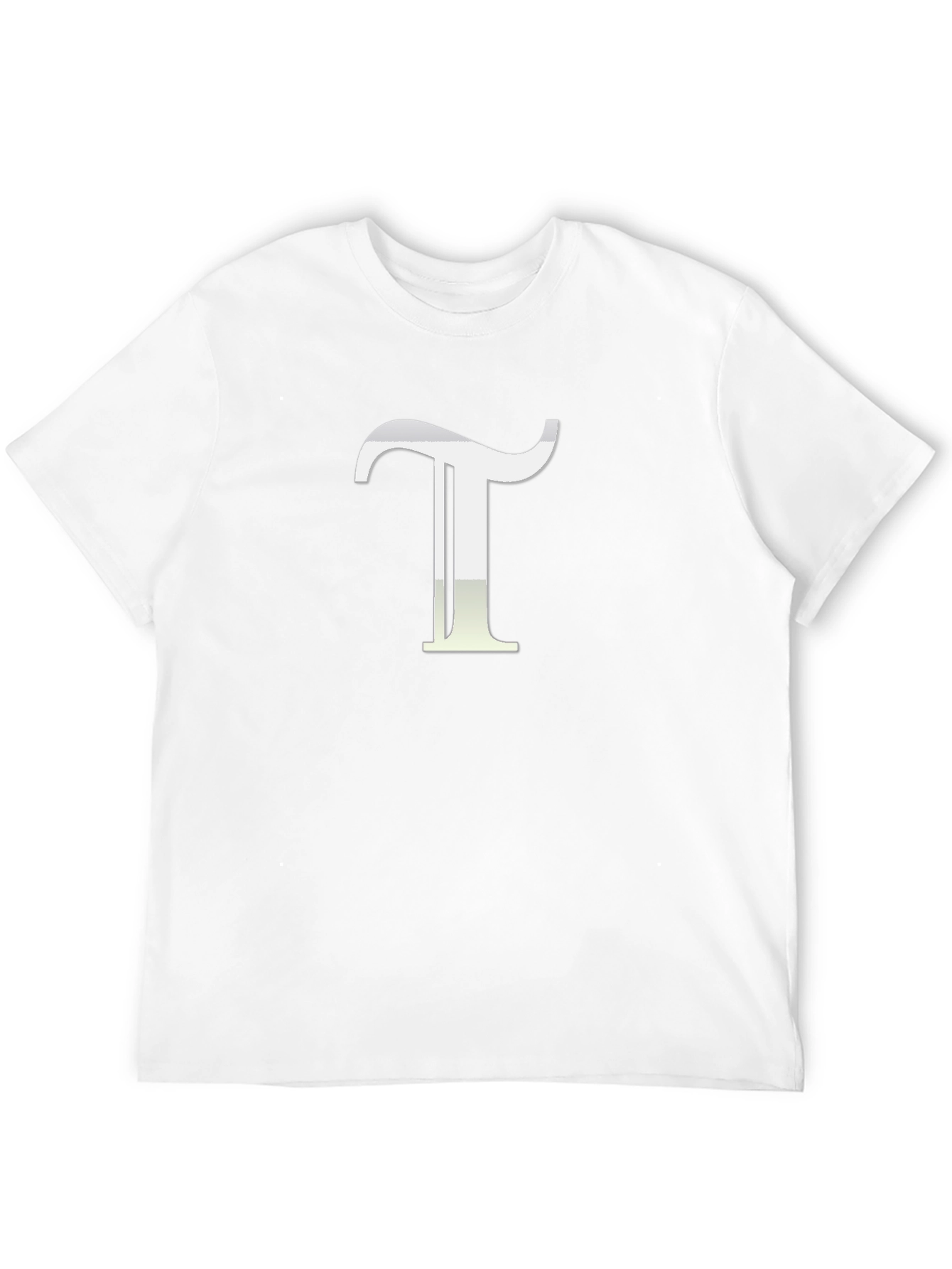 Initial T Graphic Tee - Black Cotton Comfort