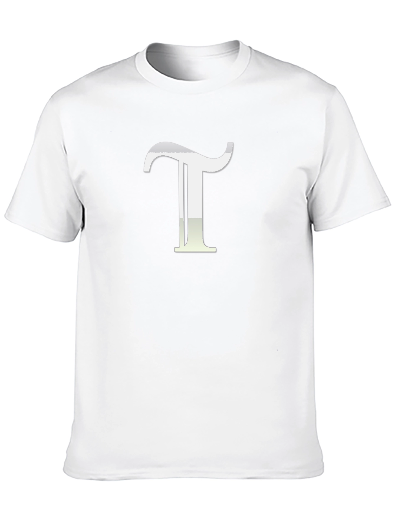 Initial T Graphic Tee - Black Cotton Comfort