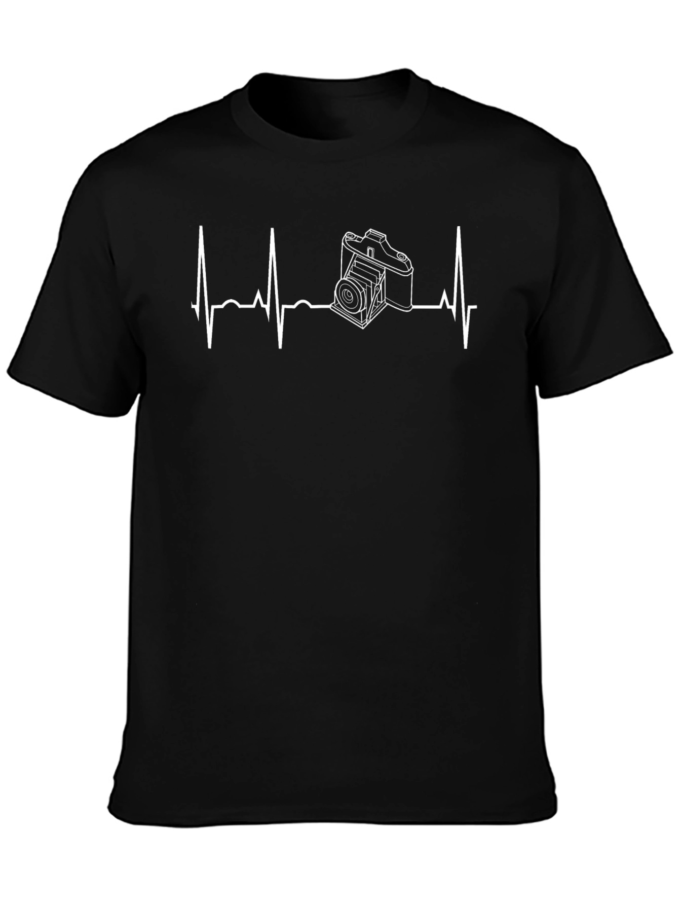 Camera Heartbeat Graphic Tee - Photographers Passion