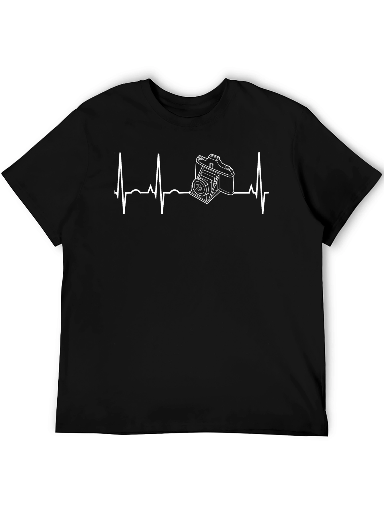 Camera Heartbeat Graphic Tee - Photographers Passion