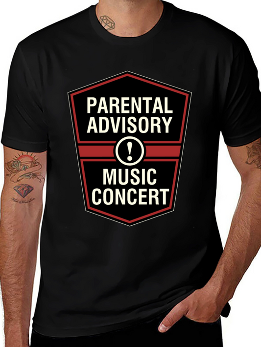 Parental Advisory Music Concert Graphic Tee