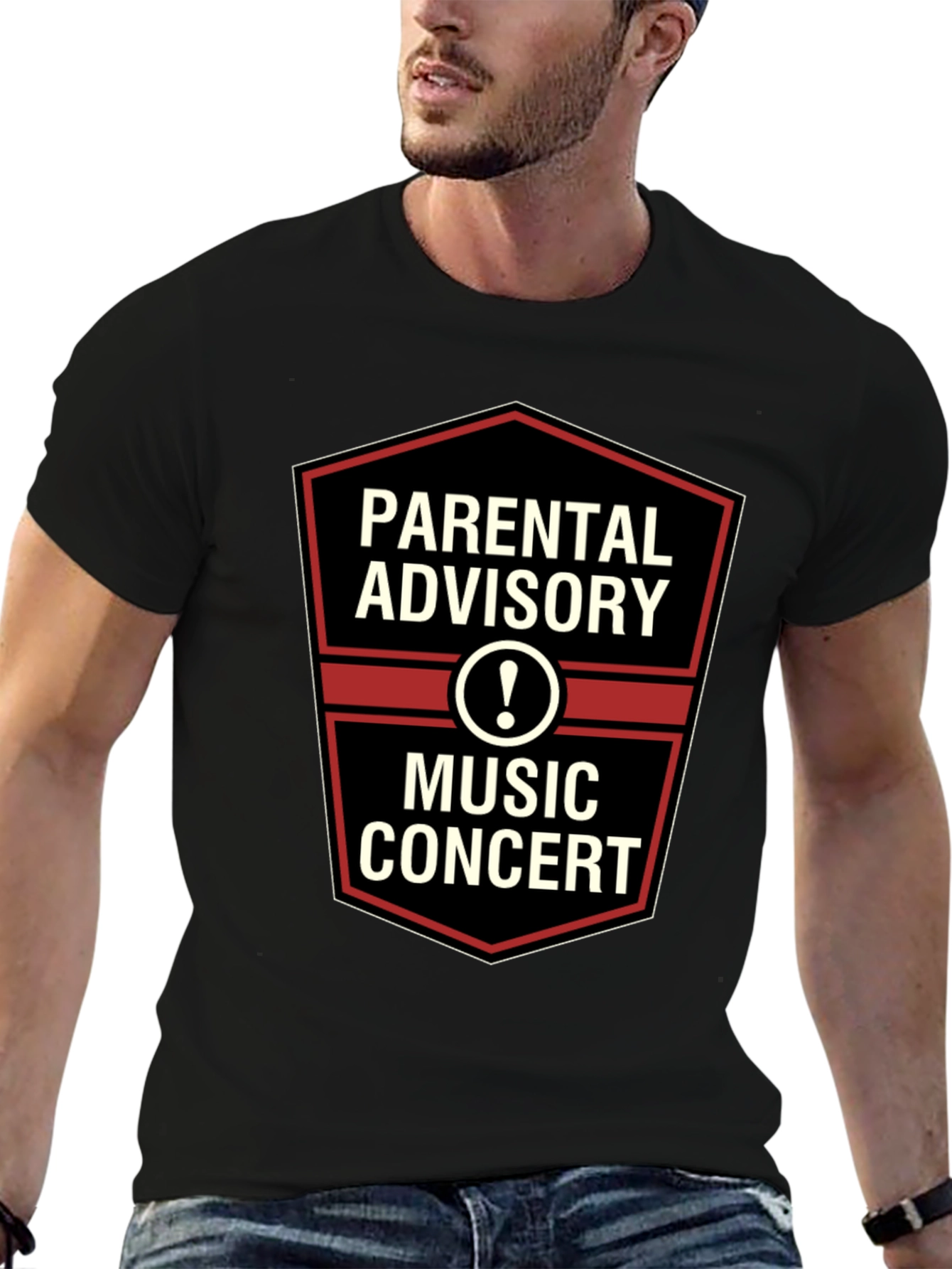 Parental Advisory Music Concert Graphic Tee