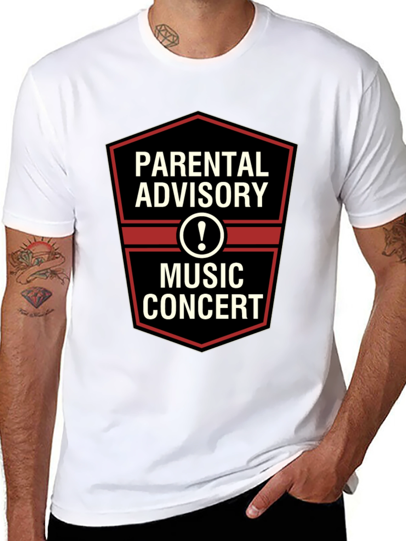 Parental Advisory Music Concert Graphic Tee