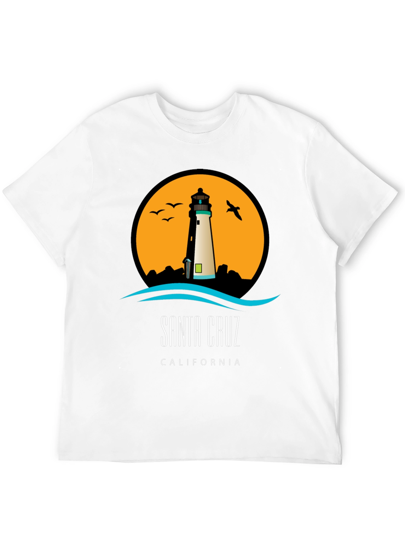 Santa Cruz Lighthouse Graphic Tee