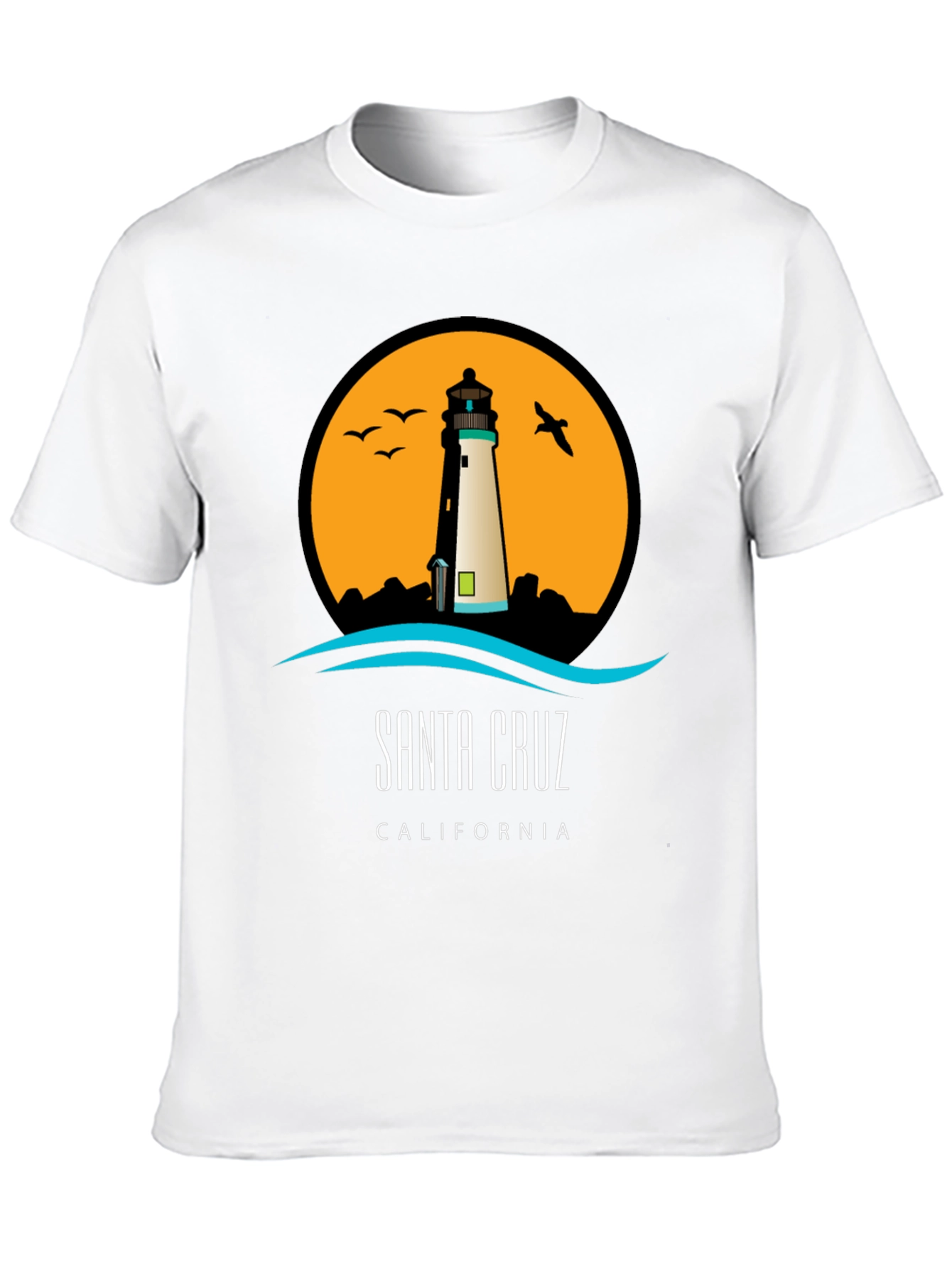 Santa Cruz Lighthouse Graphic Tee
