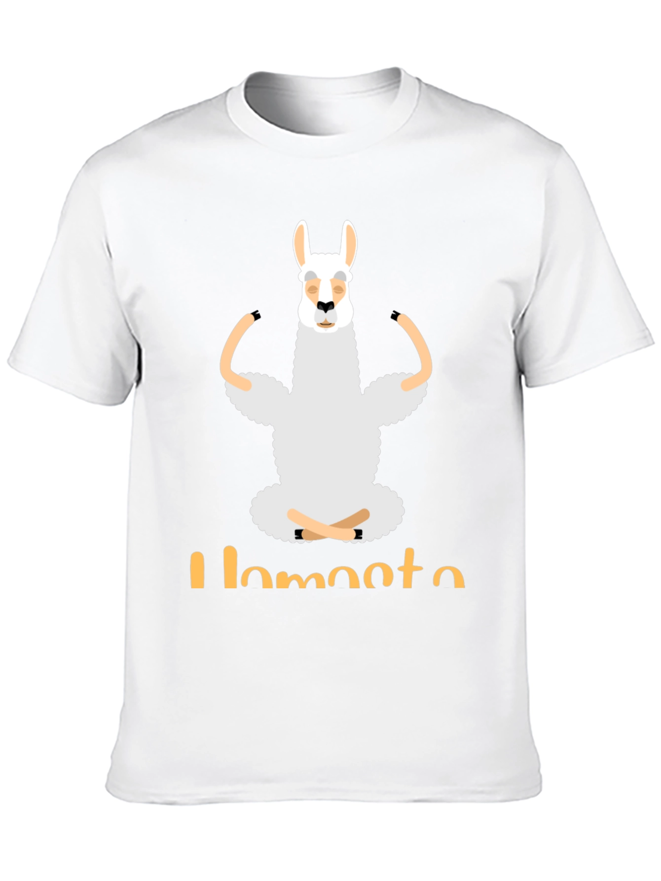 Llamaste Yoga T-Shirt - Funny Llama Meditating Tee