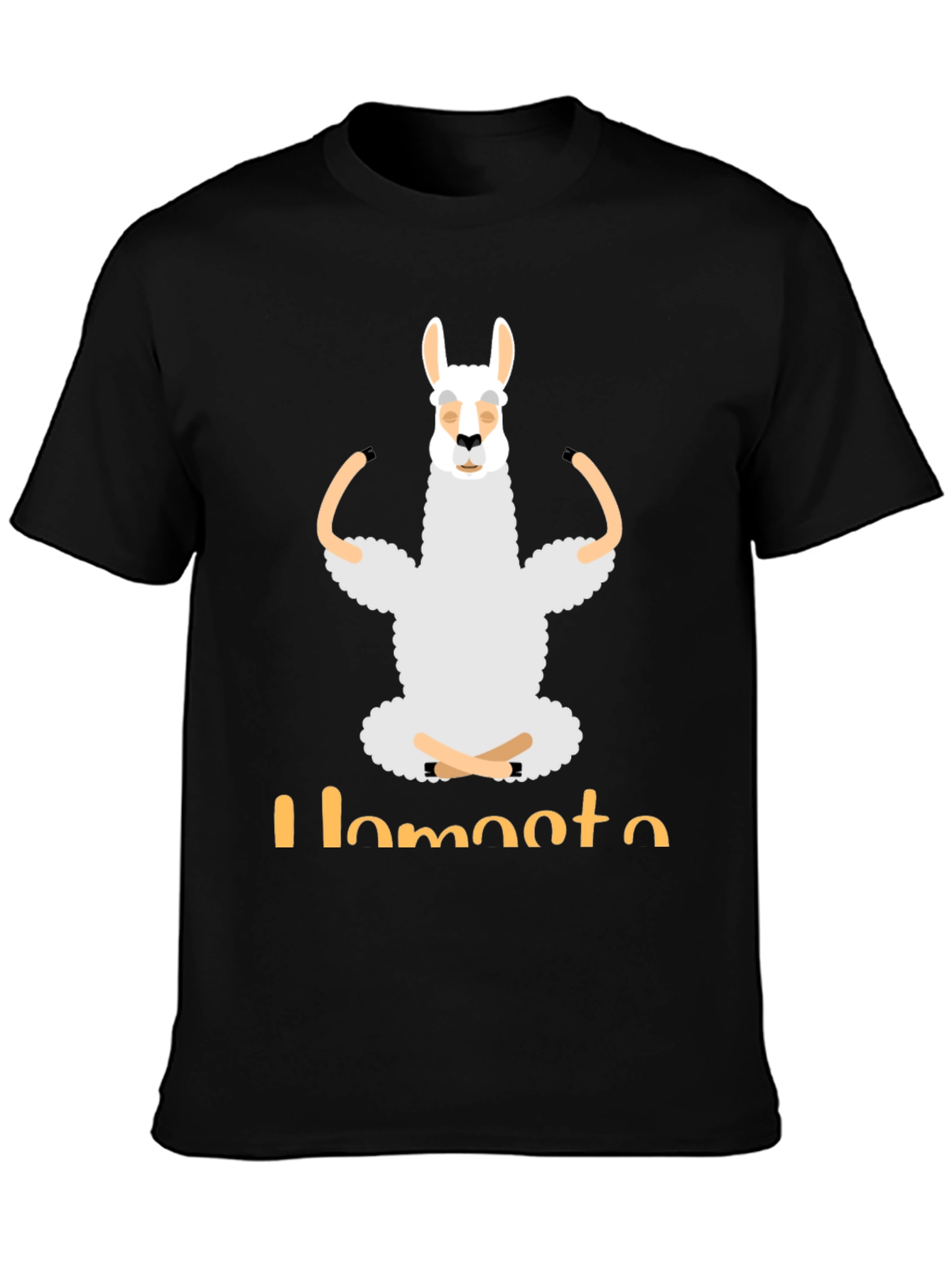 Llamaste Yoga T-Shirt - Funny Llama Meditating Tee