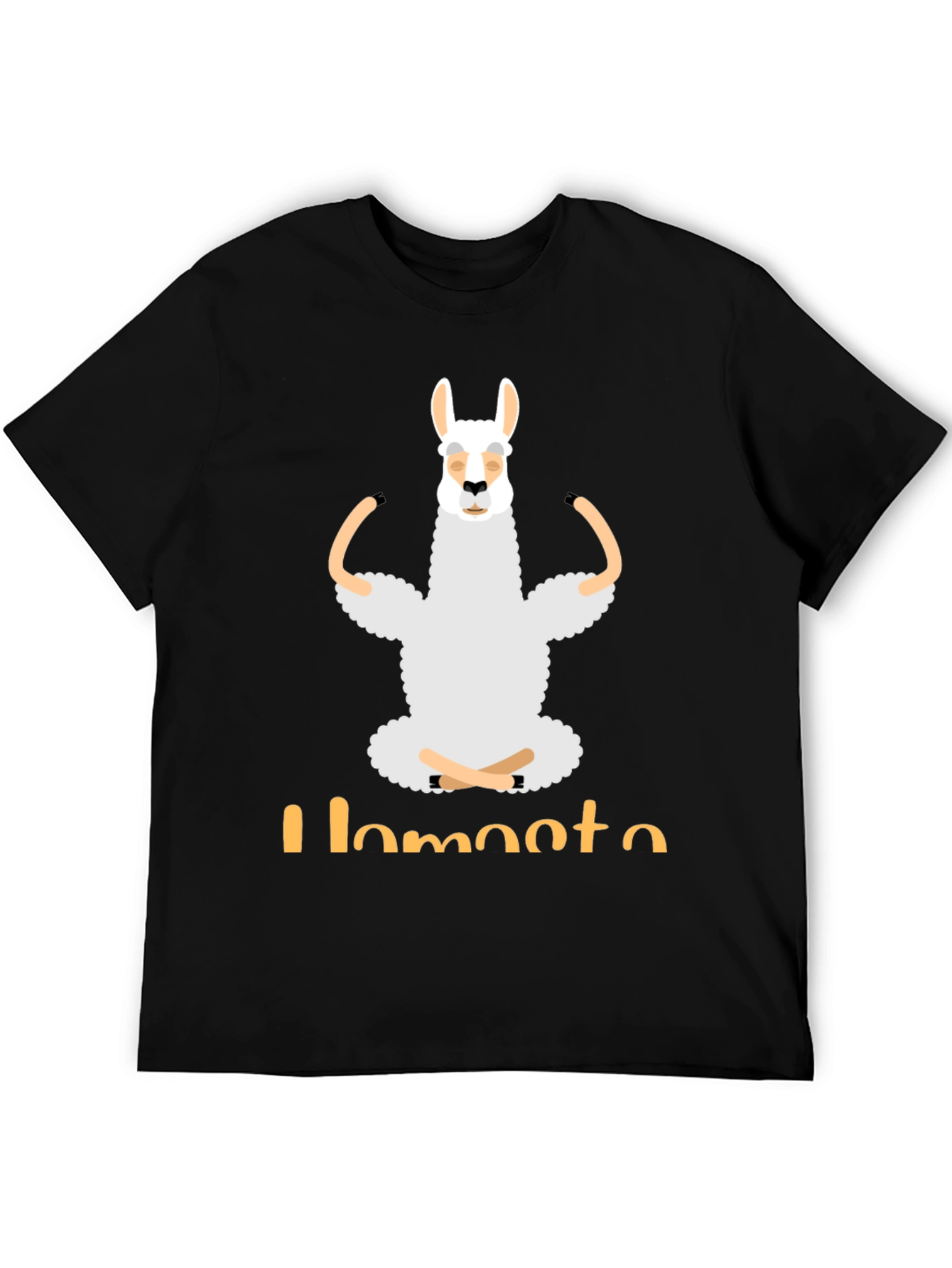 Llamaste Yoga T-Shirt - Funny Llama Meditating Tee