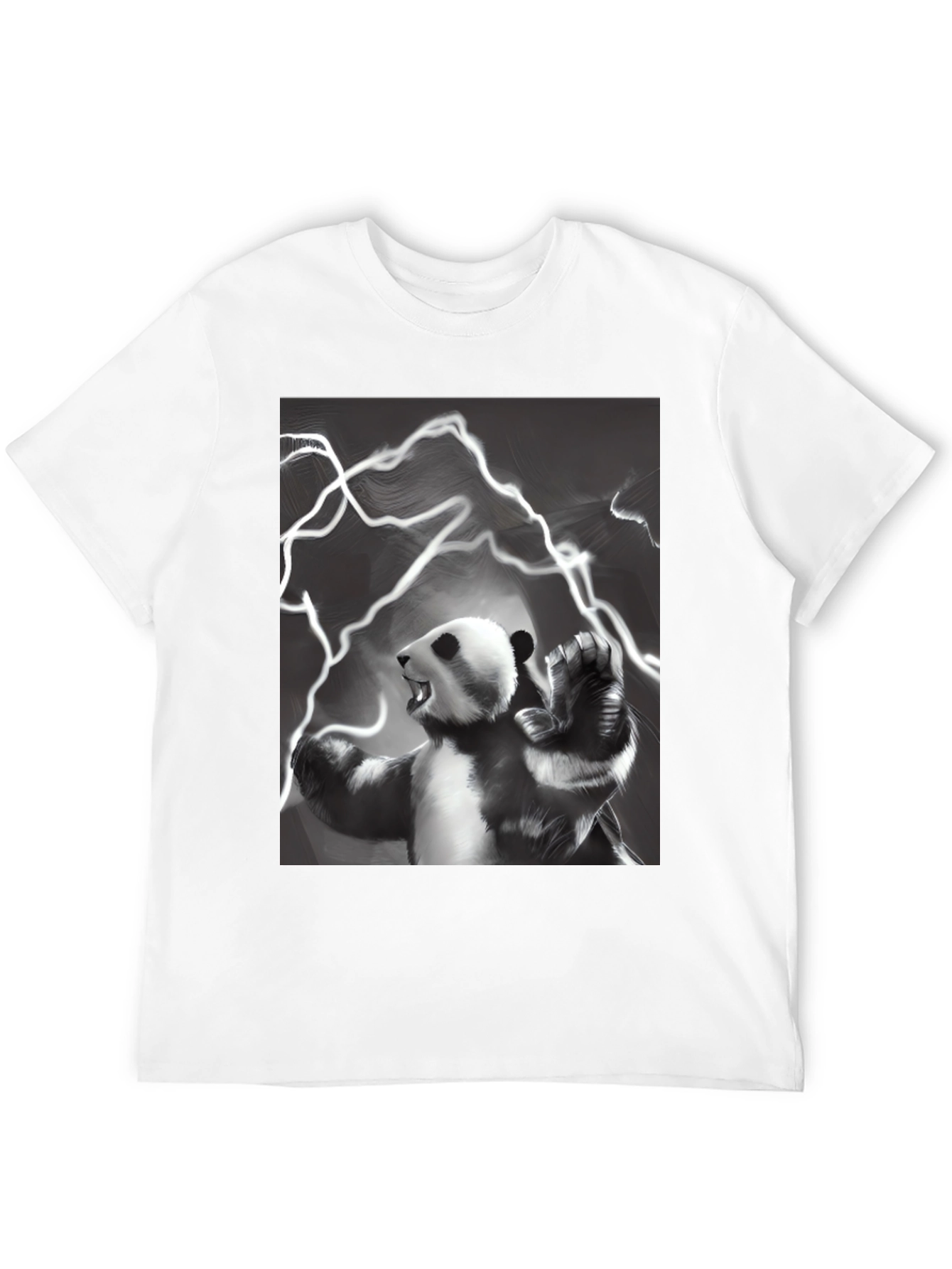 Panda Power Black T-Shirt