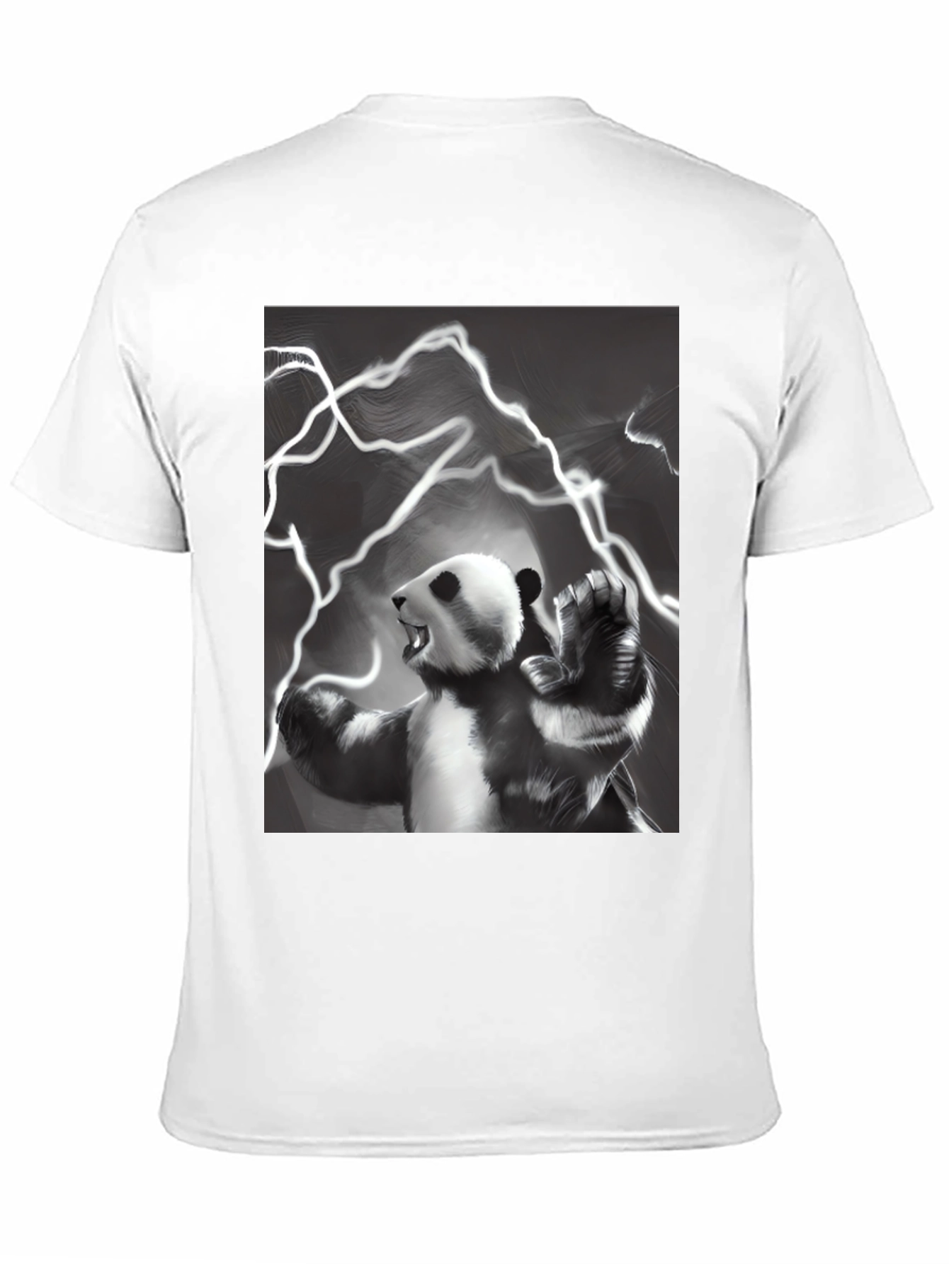 Panda Power Black T-Shirt