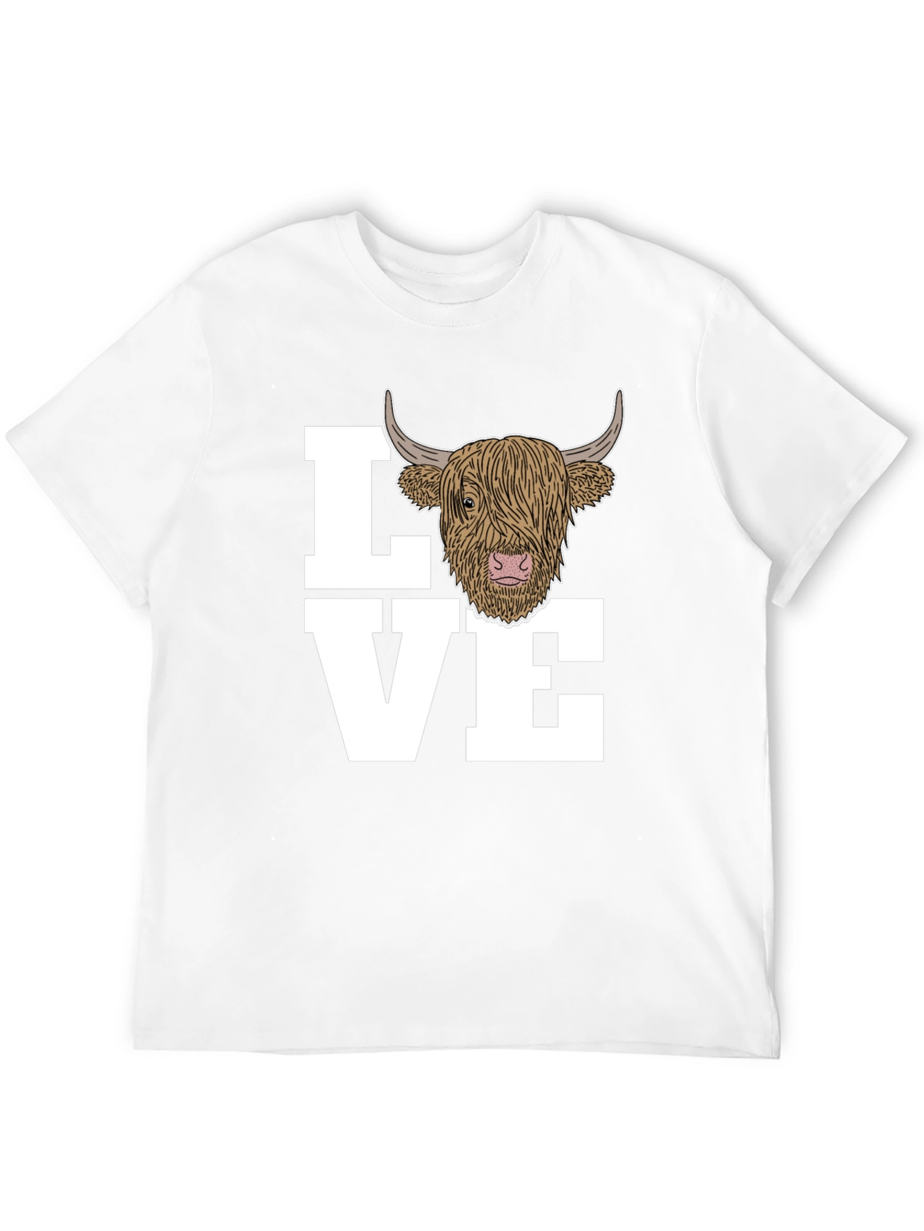 Love Highland Cow Graphic Tee