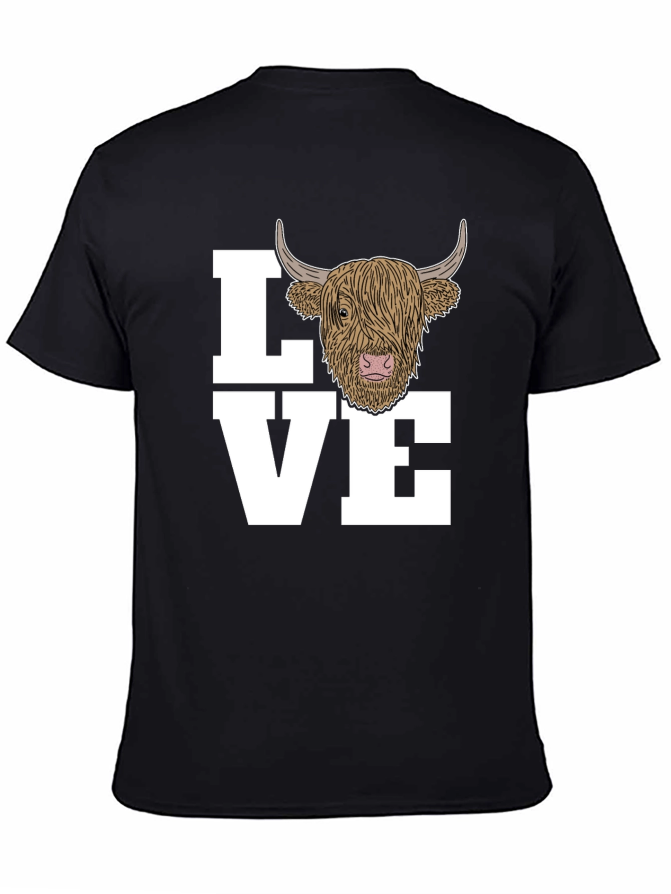 Love Highland Cow Graphic Tee