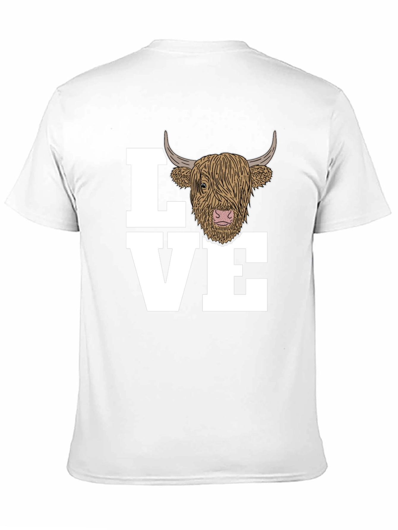 Love Highland Cow Graphic Tee