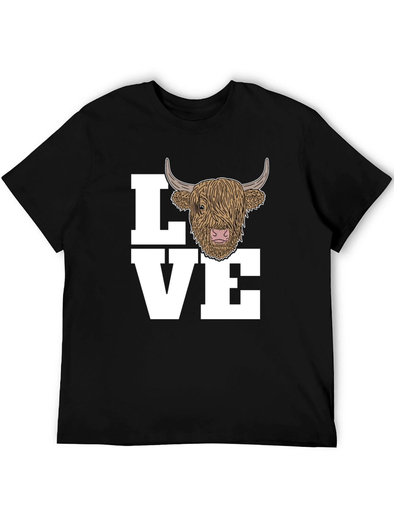 Love Highland Cow Graphic Tee