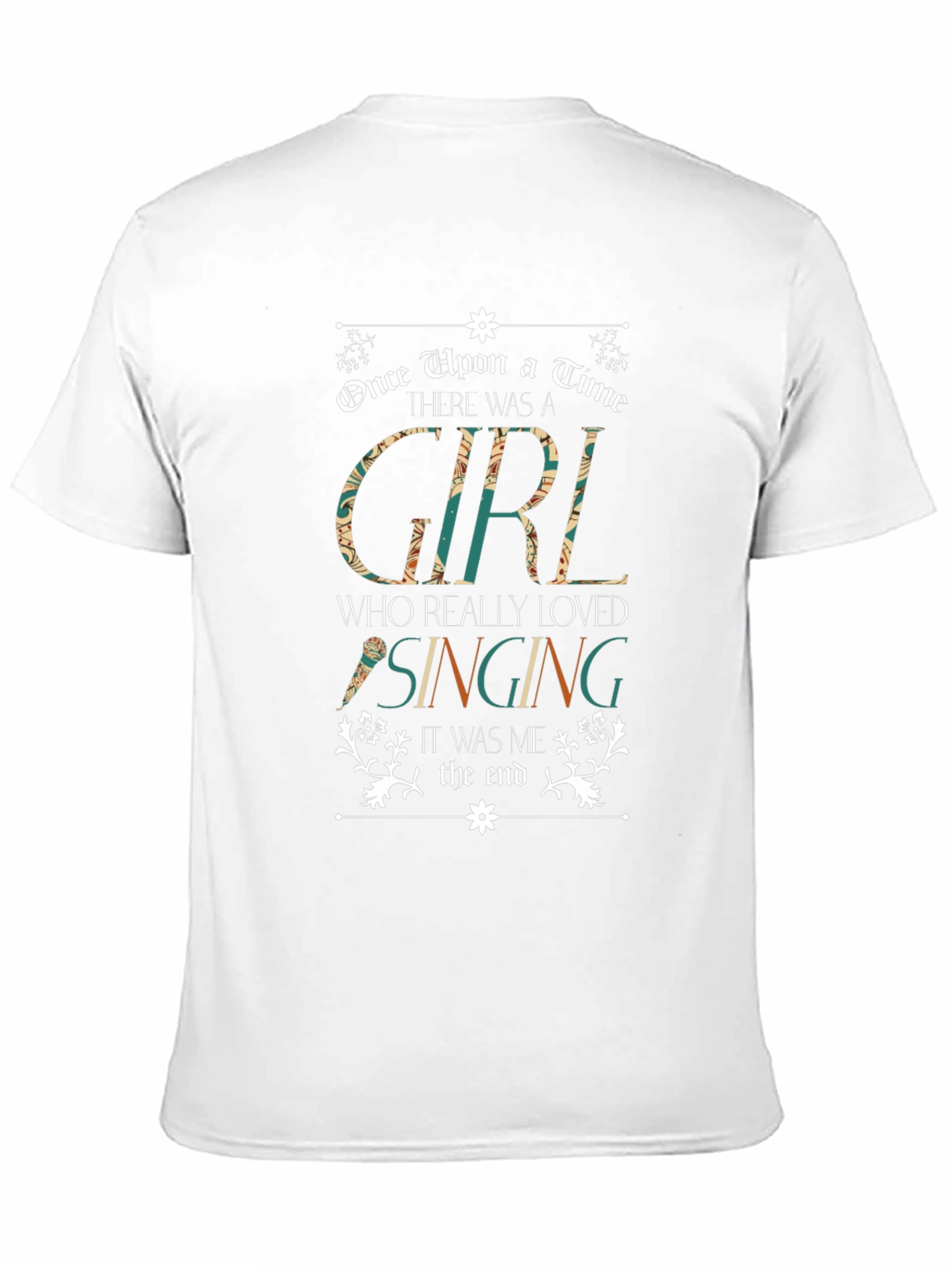 Once Upon a Time Girl Singing Graphic Tee