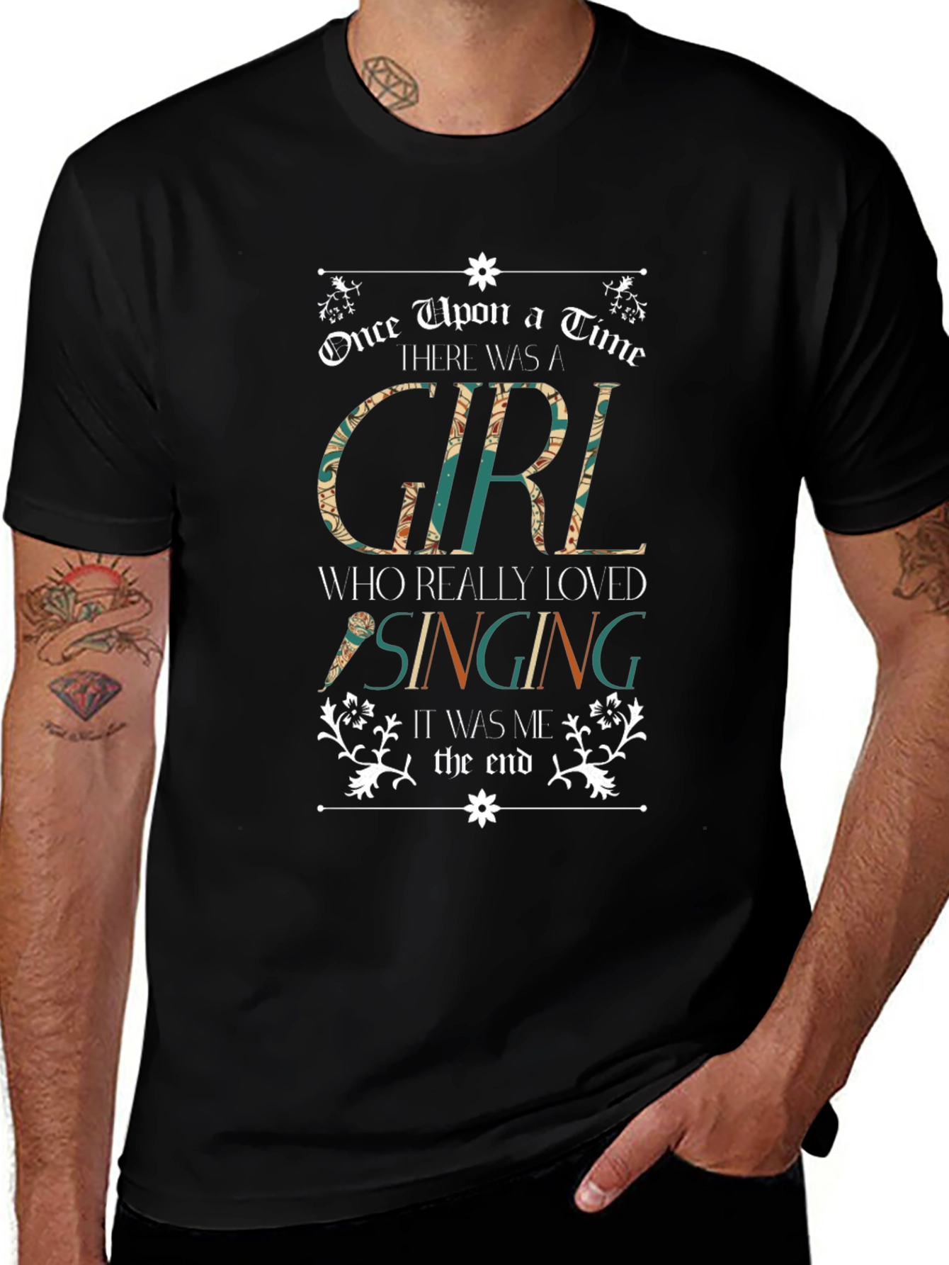 Once Upon a Time Girl Singing Graphic Tee