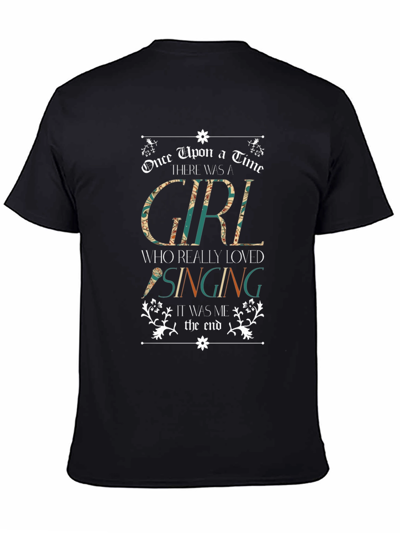 Once Upon a Time Girl Singing Graphic Tee