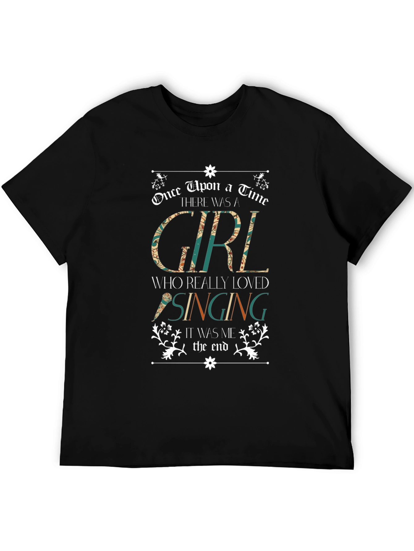 Once Upon a Time Girl Singing Graphic Tee