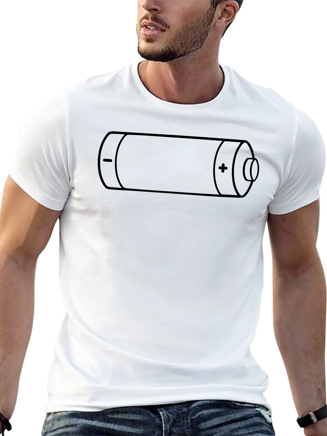 Battery Graphic Tee - Charge Up Your Style