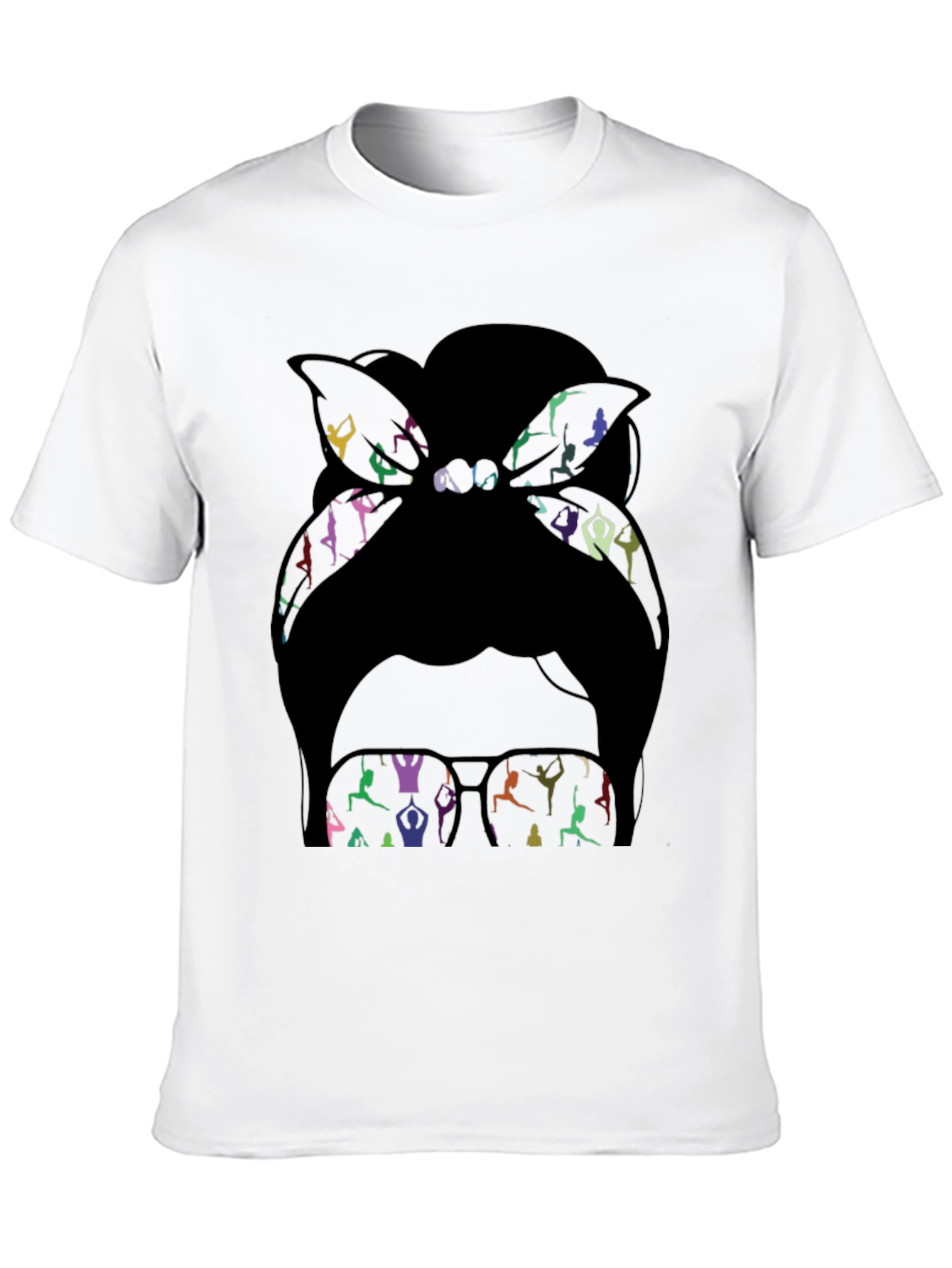 Yoga Mom Messy Bun Graphic Tee