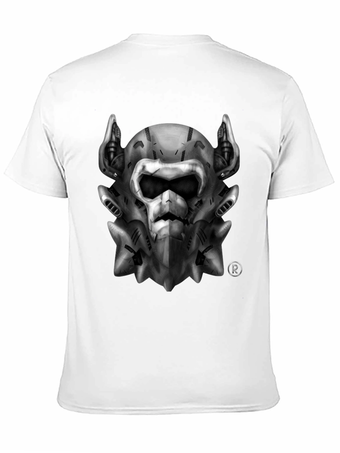 Tech Skull Graphic Black T-Shirt