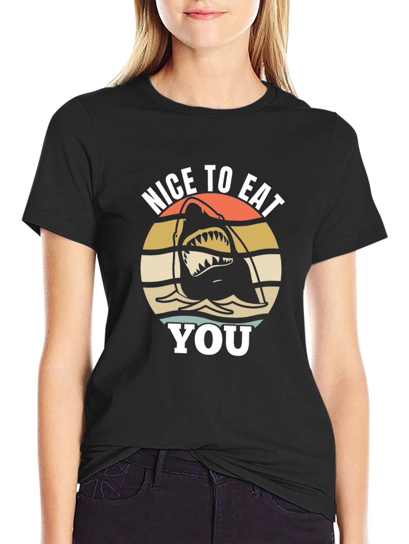 Nice to Eat You Shark Graphic Tee
